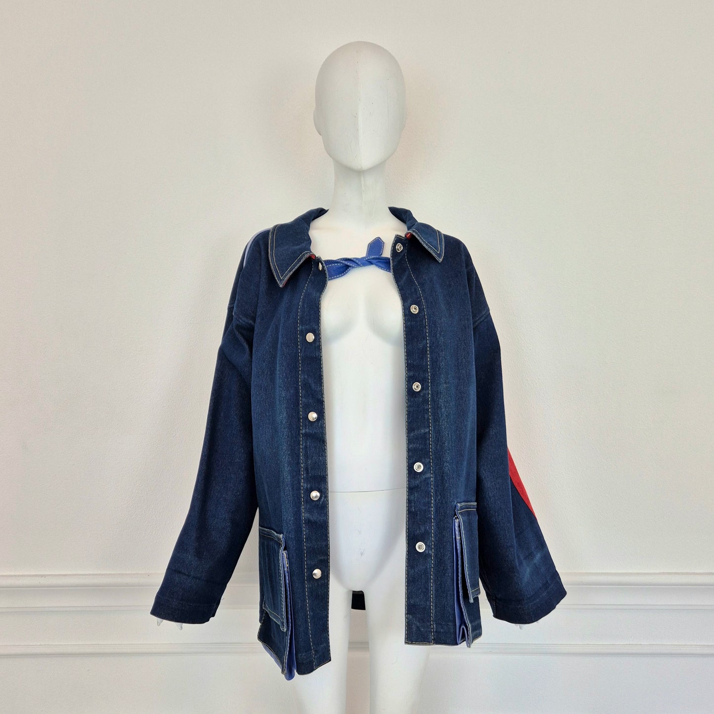 LEVI'S by Jean Charles de Castelbajac | Giacca in denim e pelle
