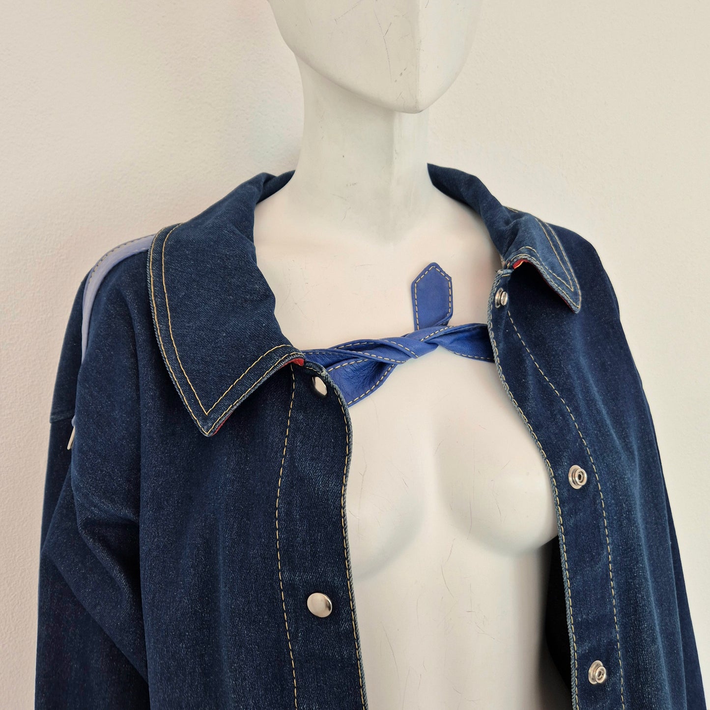 LEVI'S by Jean Charles de Castelbajac | Giacca in denim e pelle