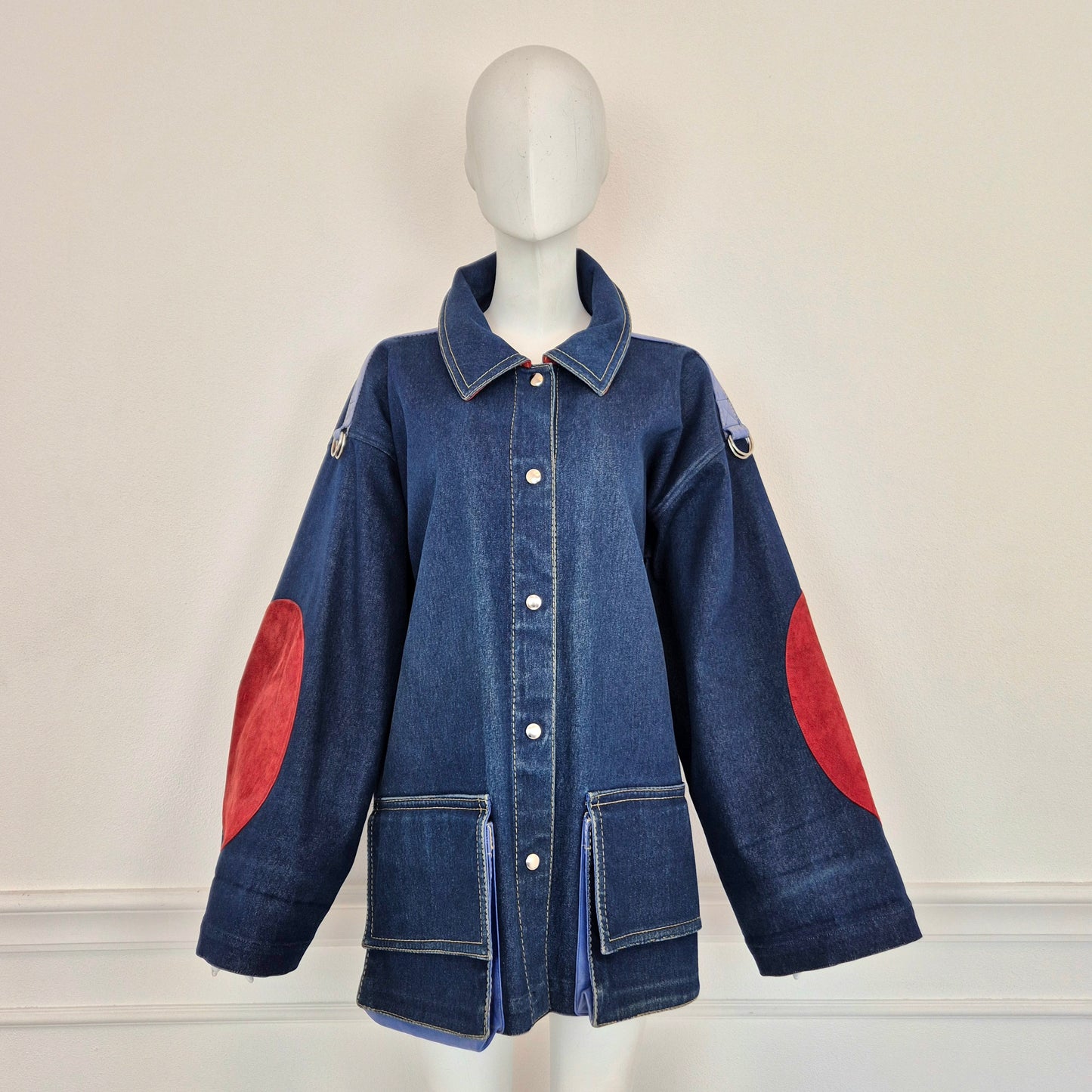 LEVI'S by Jean Charles de Castelbajac | Giacca in denim e pelle