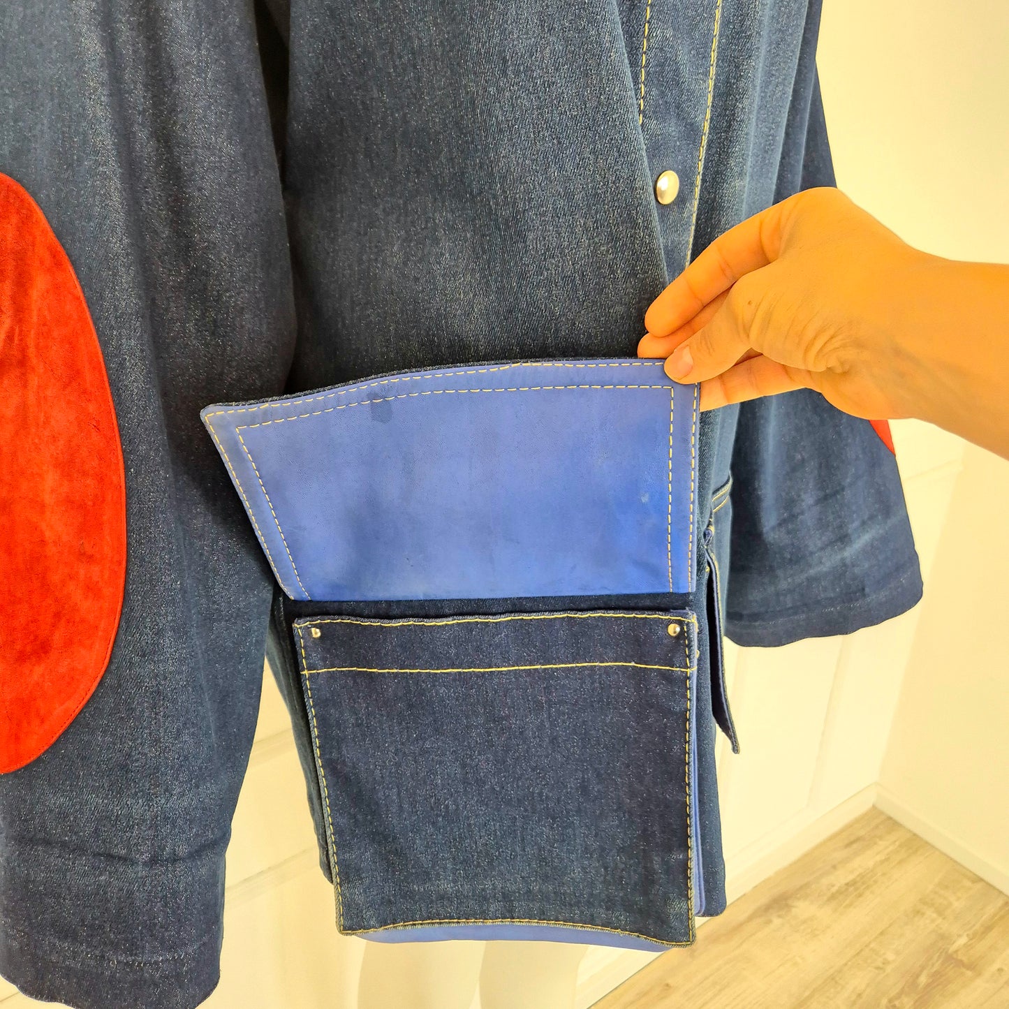 LEVI'S by Jean Charles de Castelbajac | Giacca in denim e pelle