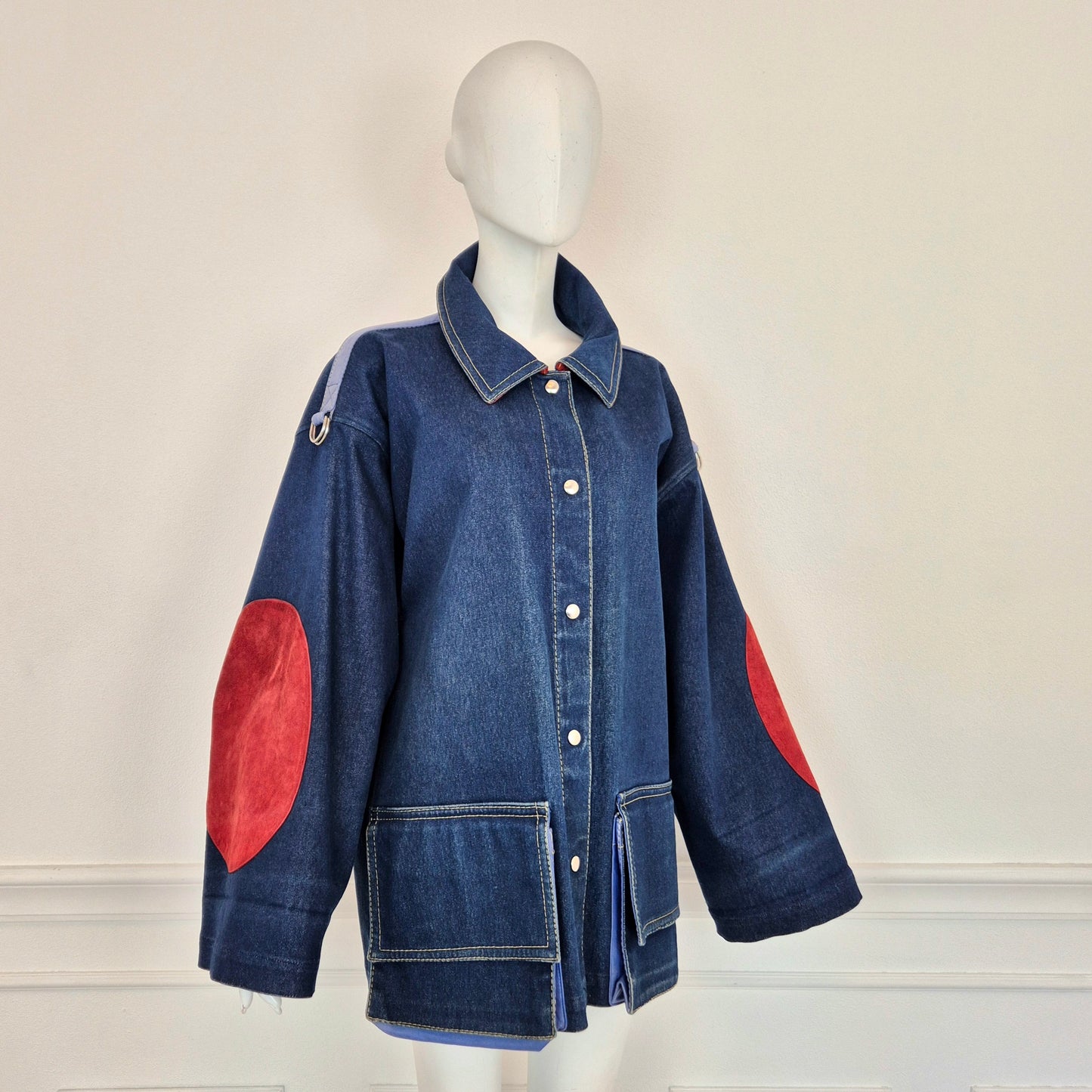 LEVI'S by Jean Charles de Castelbajac | Giacca in denim e pelle
