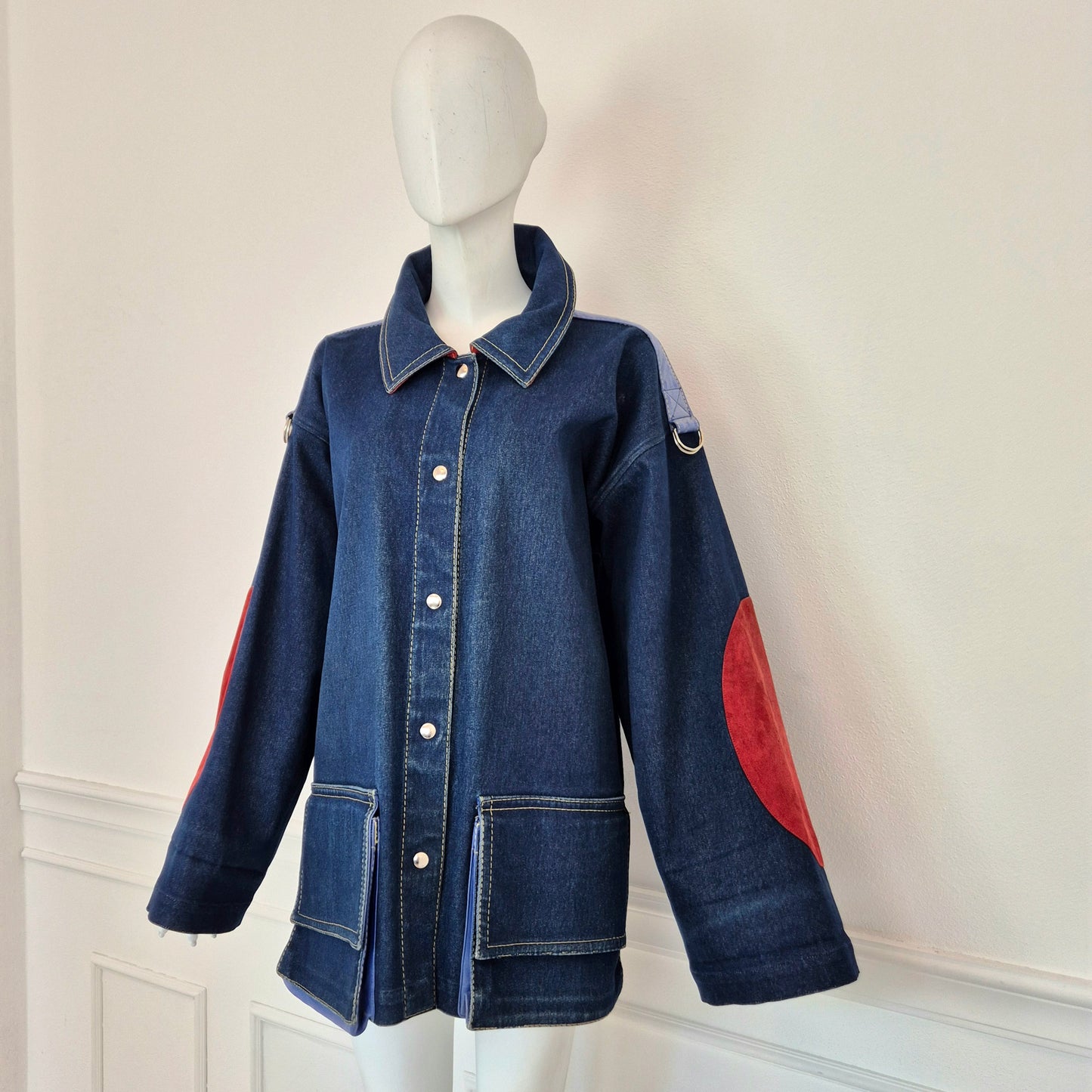 LEVI'S by Jean Charles de Castelbajac | Giacca in denim e pelle