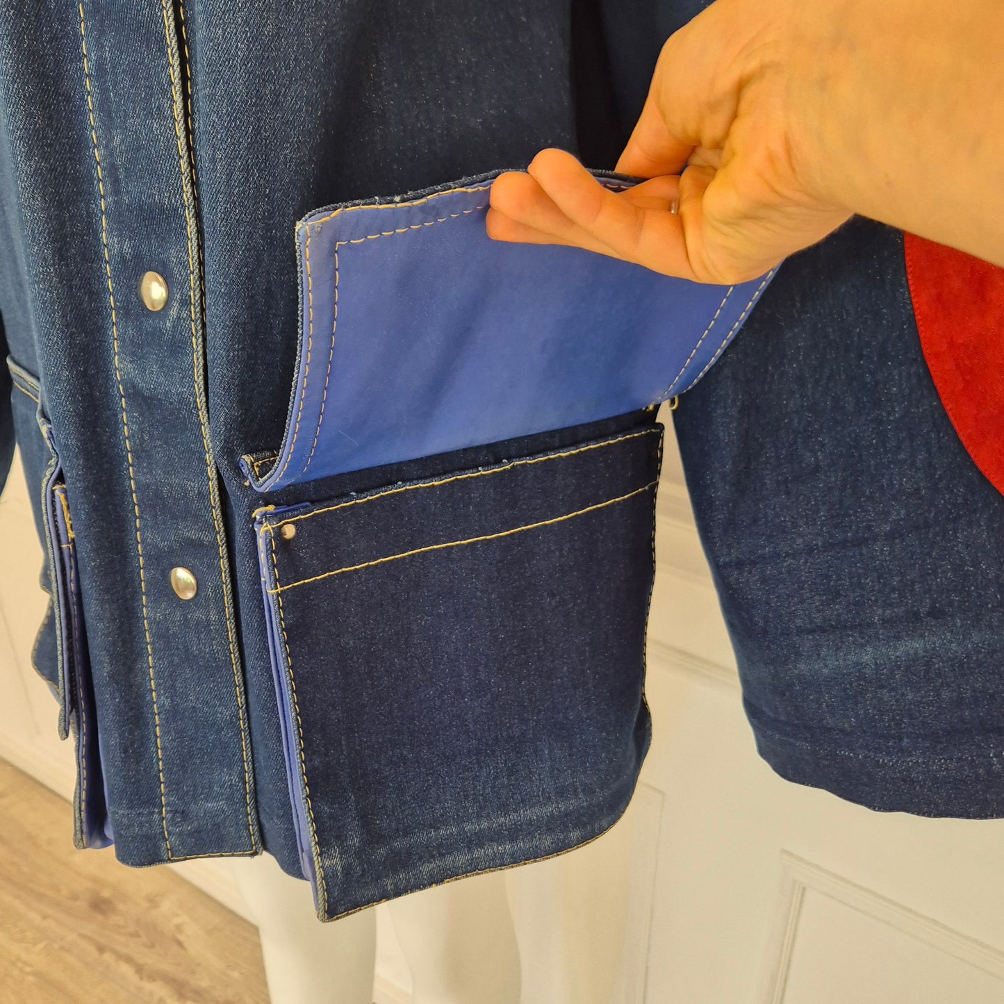 LEVI'S by Jean Charles de Castelbajac | Giacca in denim e pelle