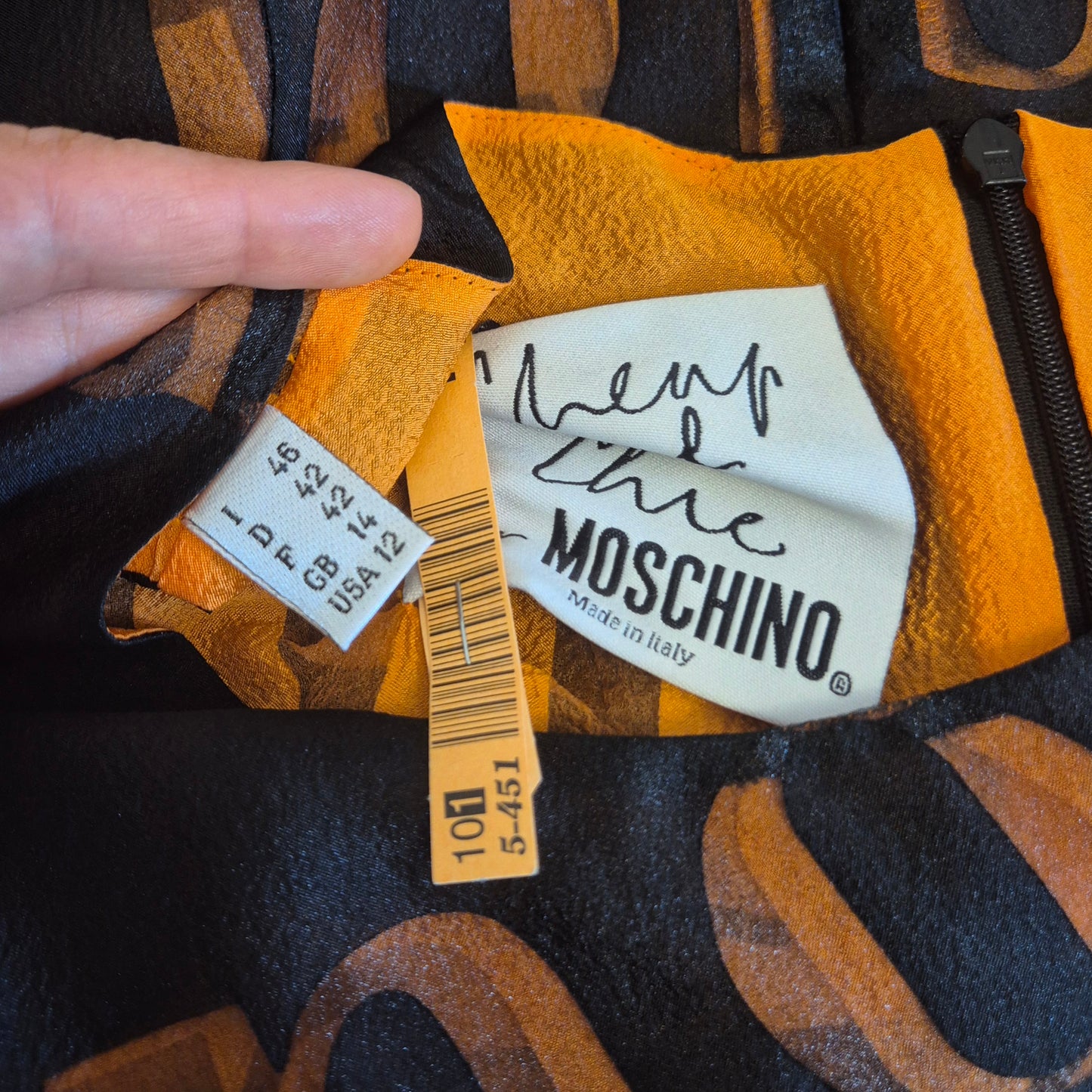Moschino | Abito due strati con scritte