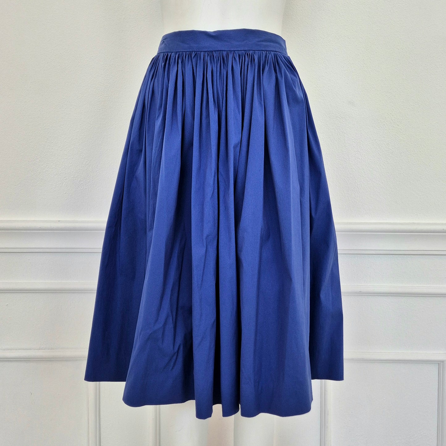 Prada | Gonna blu elettrico SS 2011