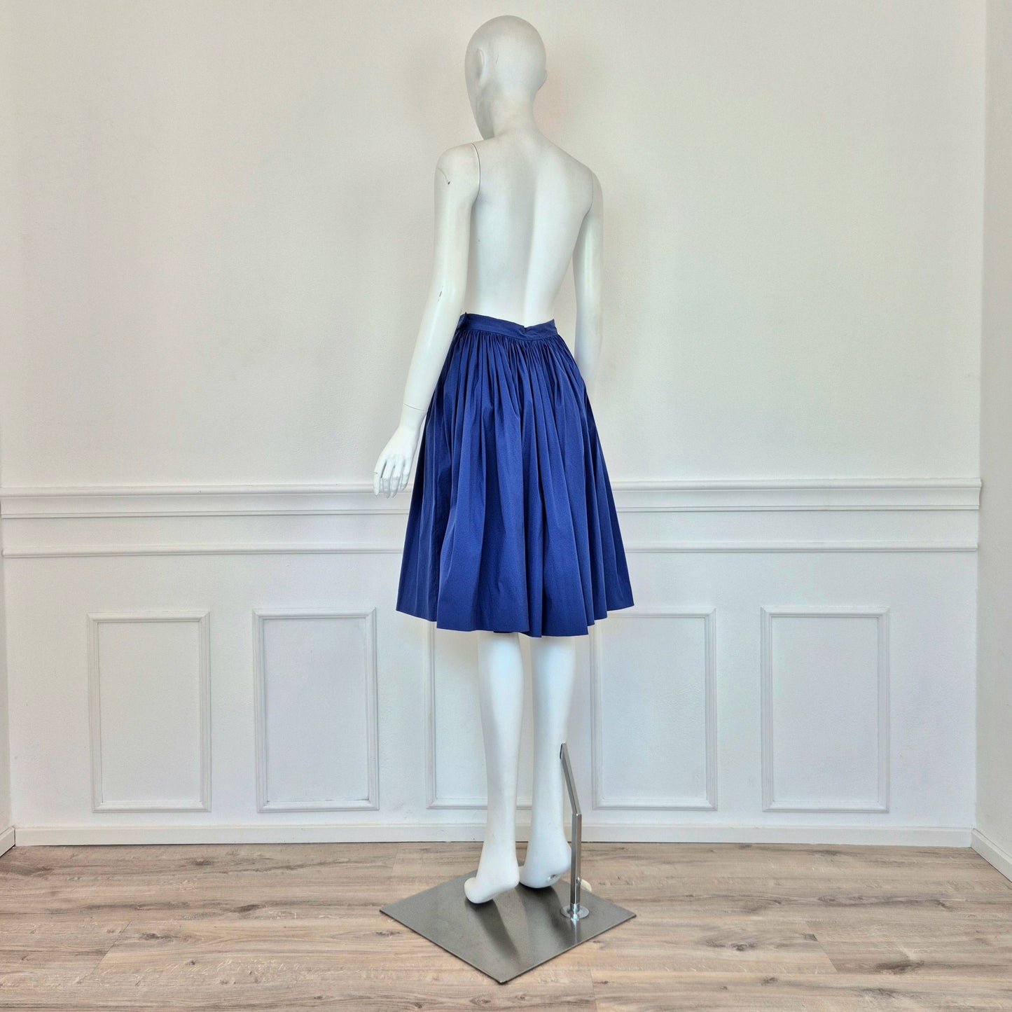 Prada | Gonna blu elettrico SS 2011