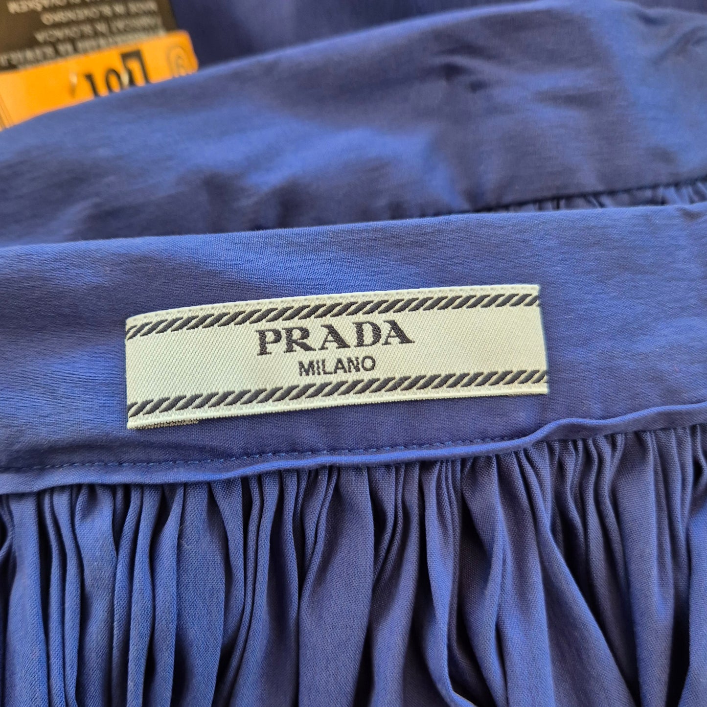 Prada | Gonna blu elettrico SS 2011