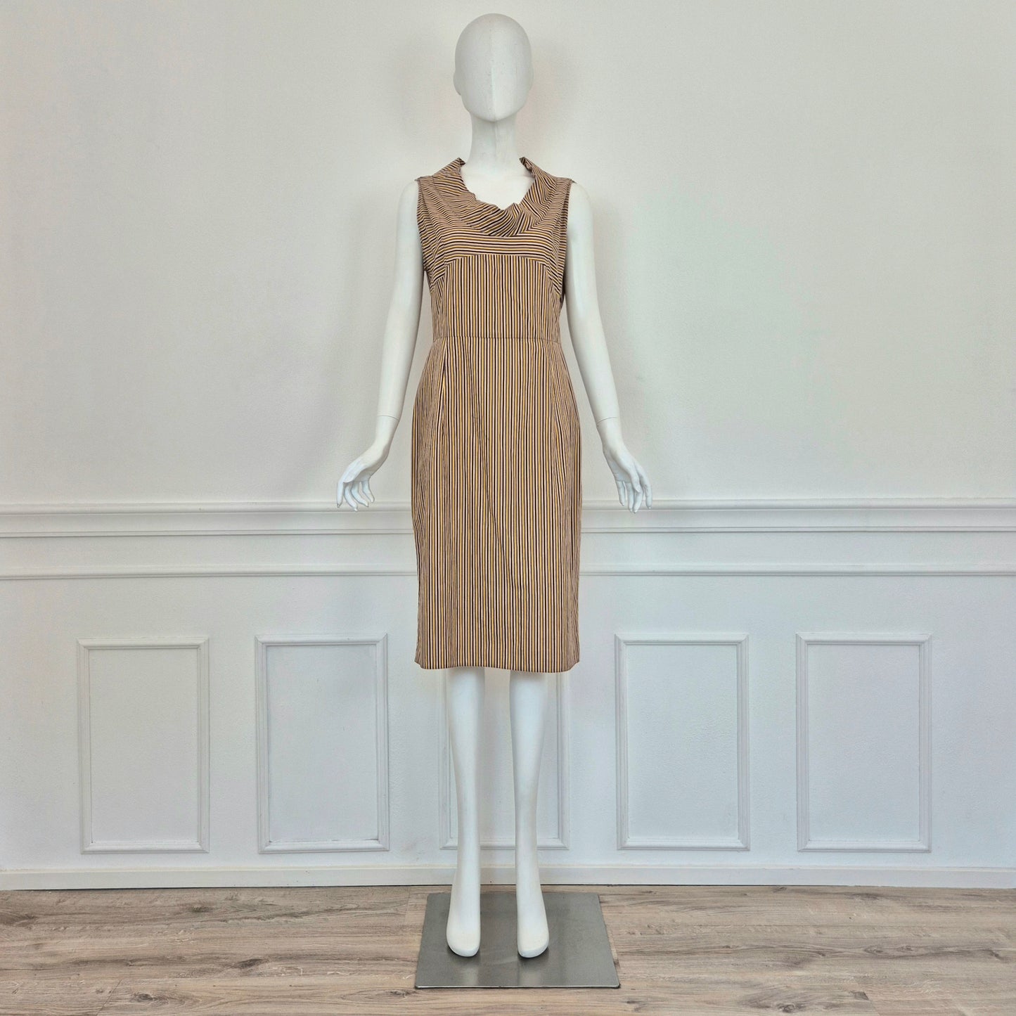 Miu Miu | Abito in cotone a righe SS 2004)
