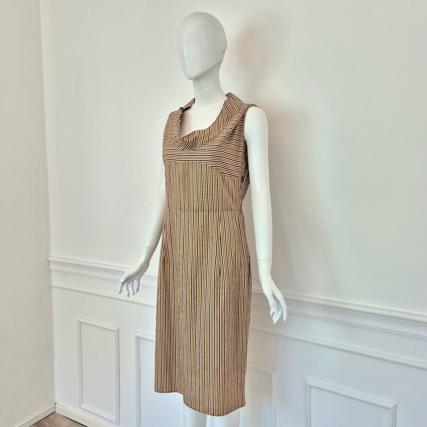 Miu Miu | Abito in cotone a righe SS 2004)
