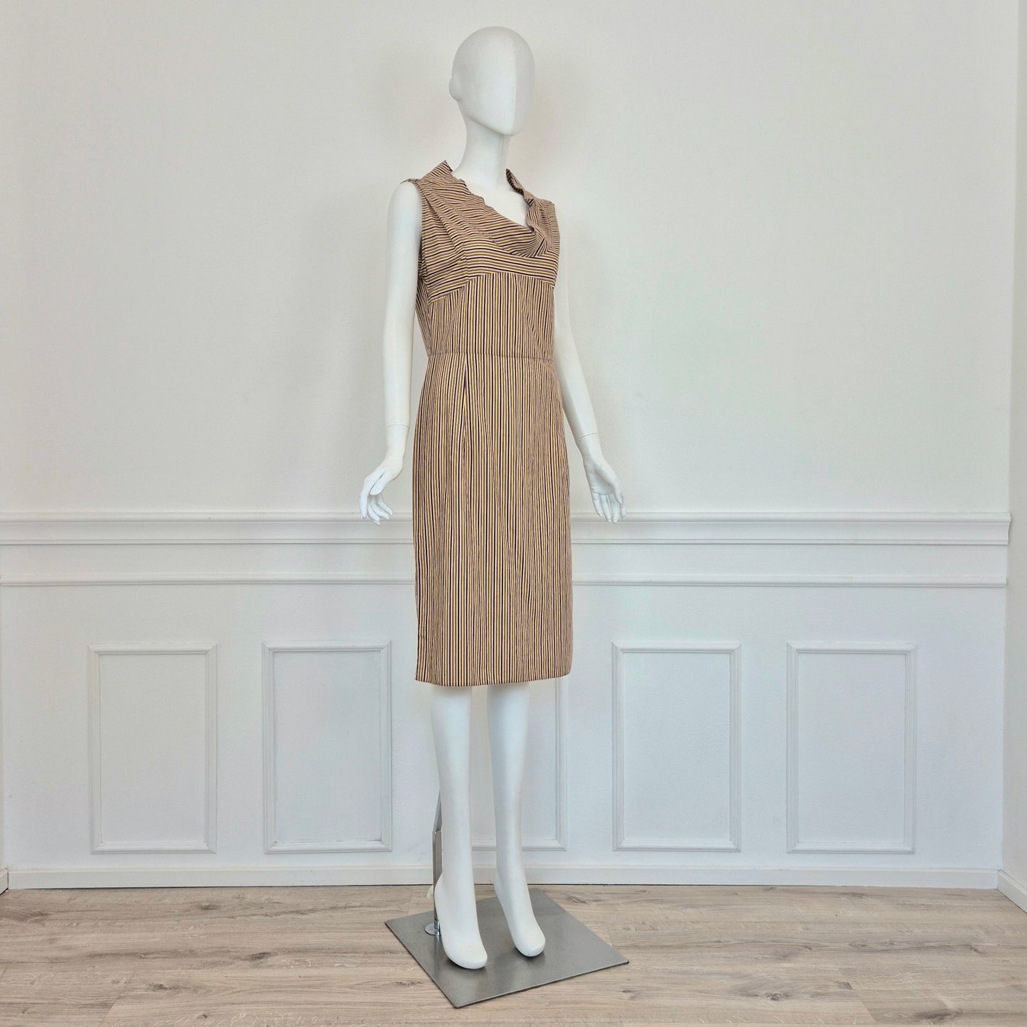Miu Miu | Abito in cotone a righe SS 2004)