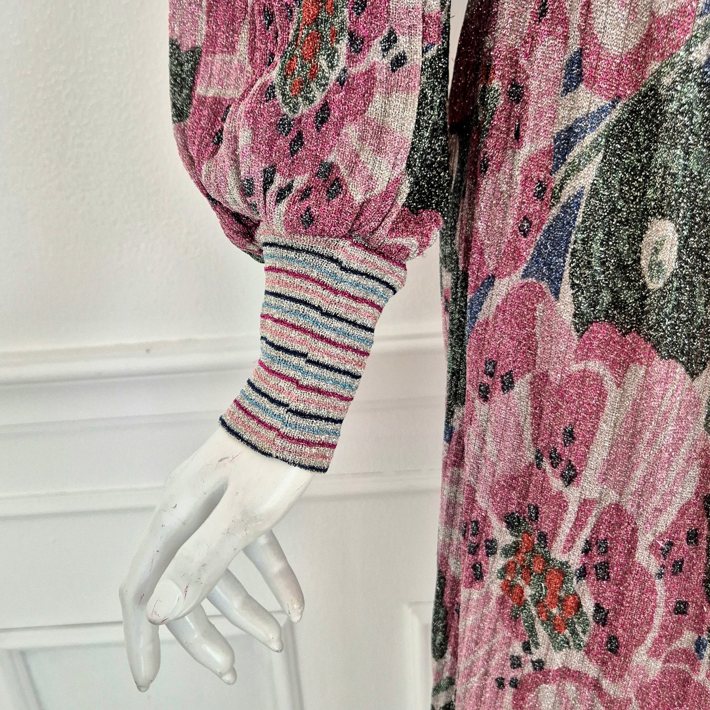 Missoni | Completo vintage lurex fiori