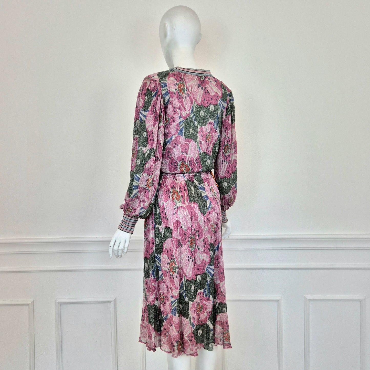 Missoni | Completo vintage lurex fiori