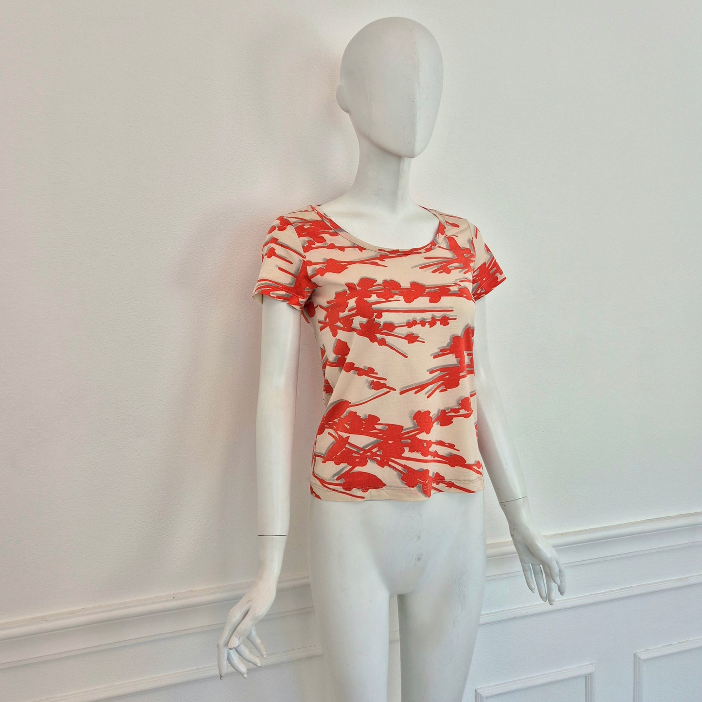 Prada | T-shirt disegni arancioni