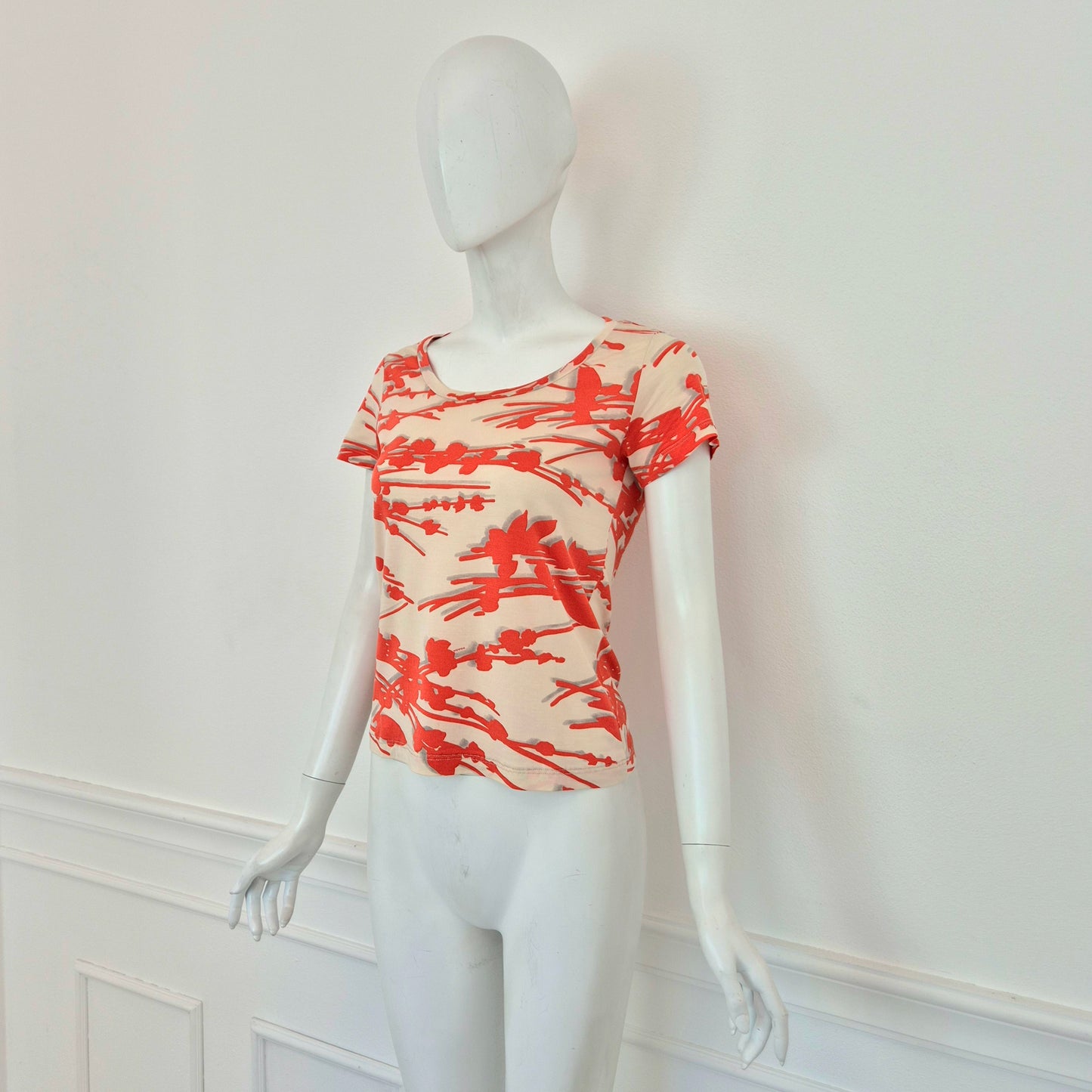 Prada | T-shirt disegni arancioni