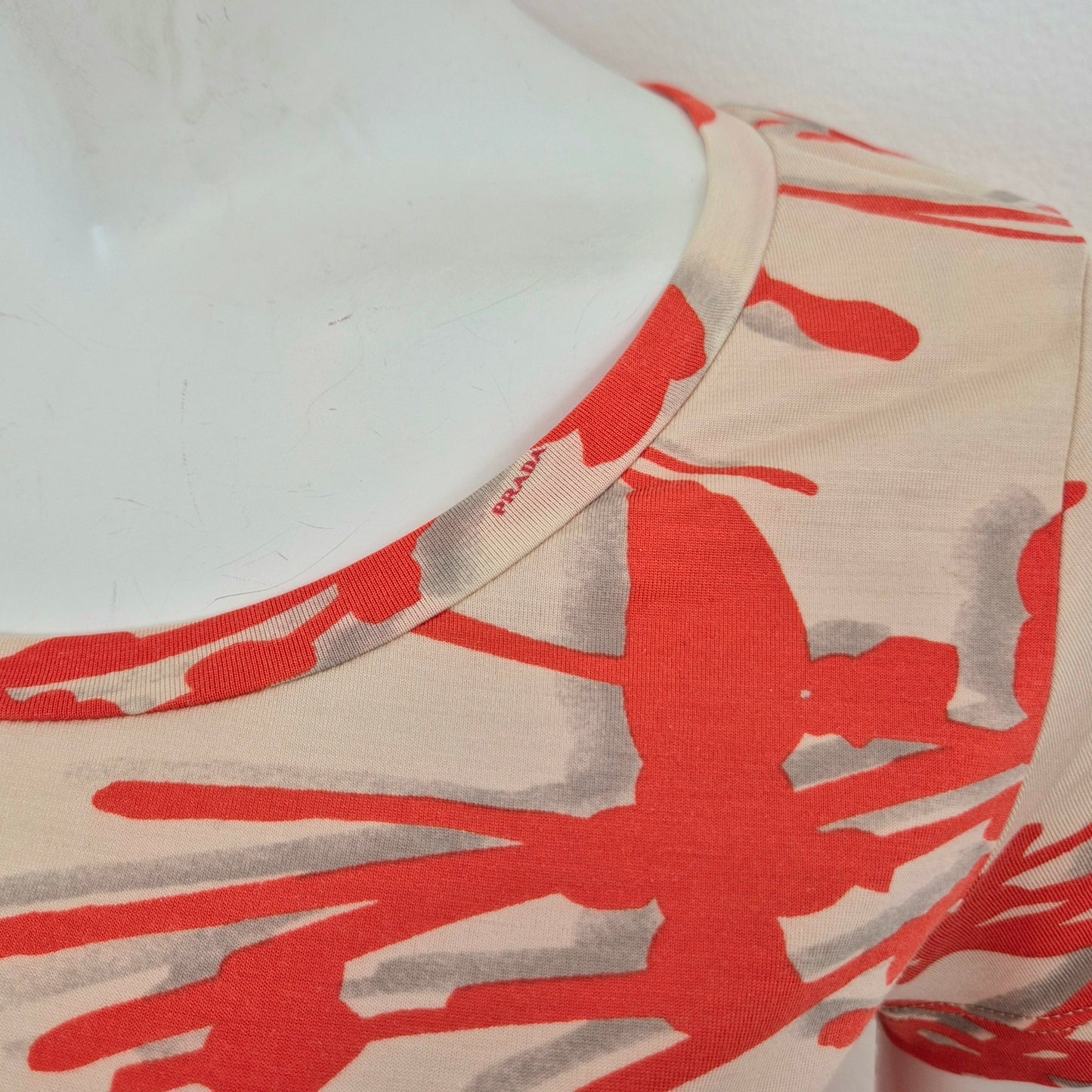 Prada | T-shirt disegni arancioni