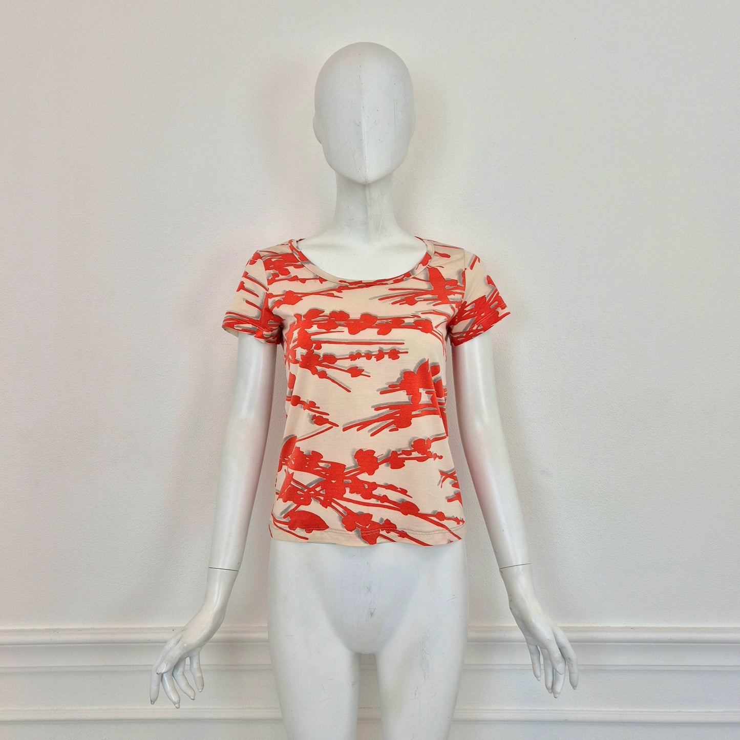 Prada | T-shirt disegni arancioni