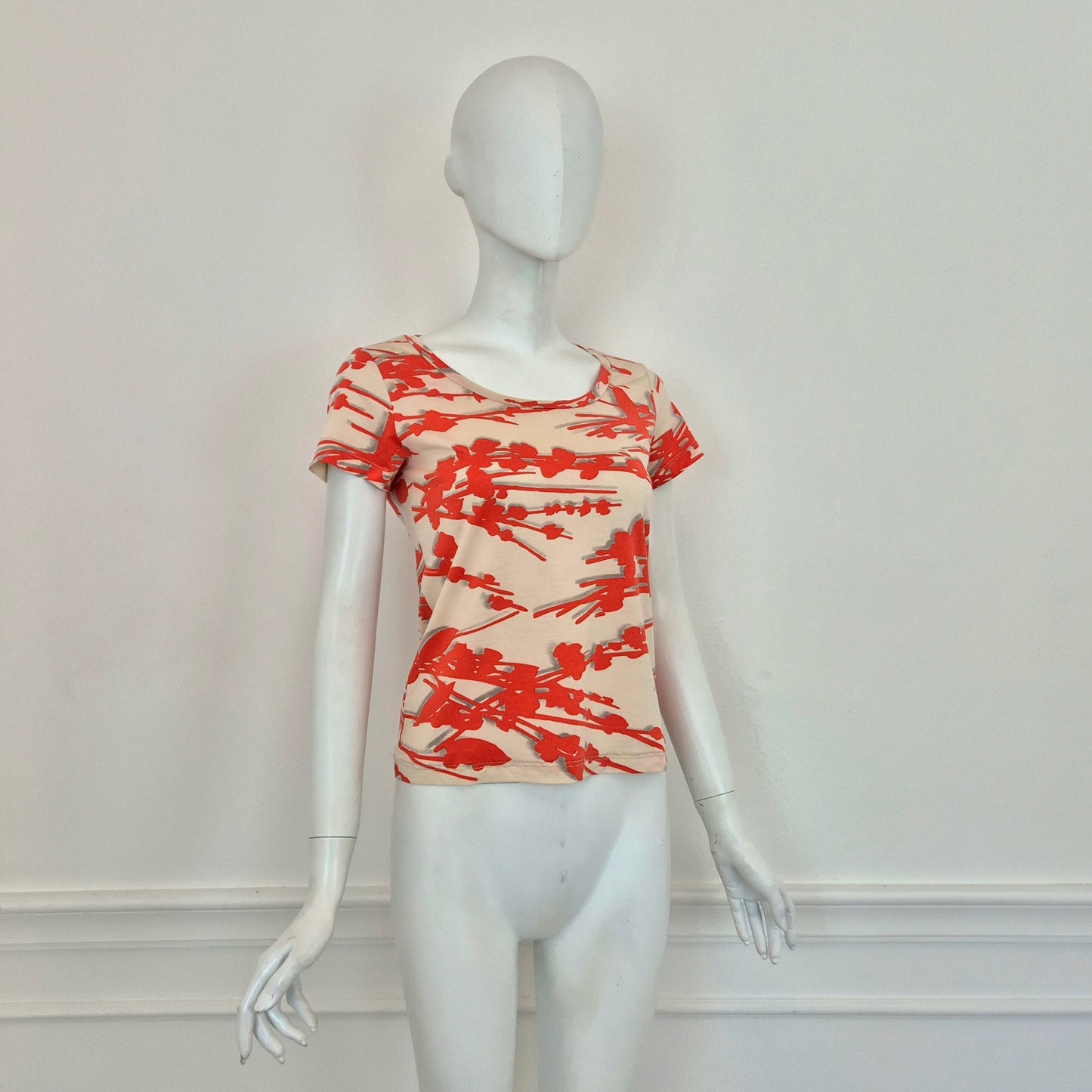 Prada | T-shirt disegni arancioni