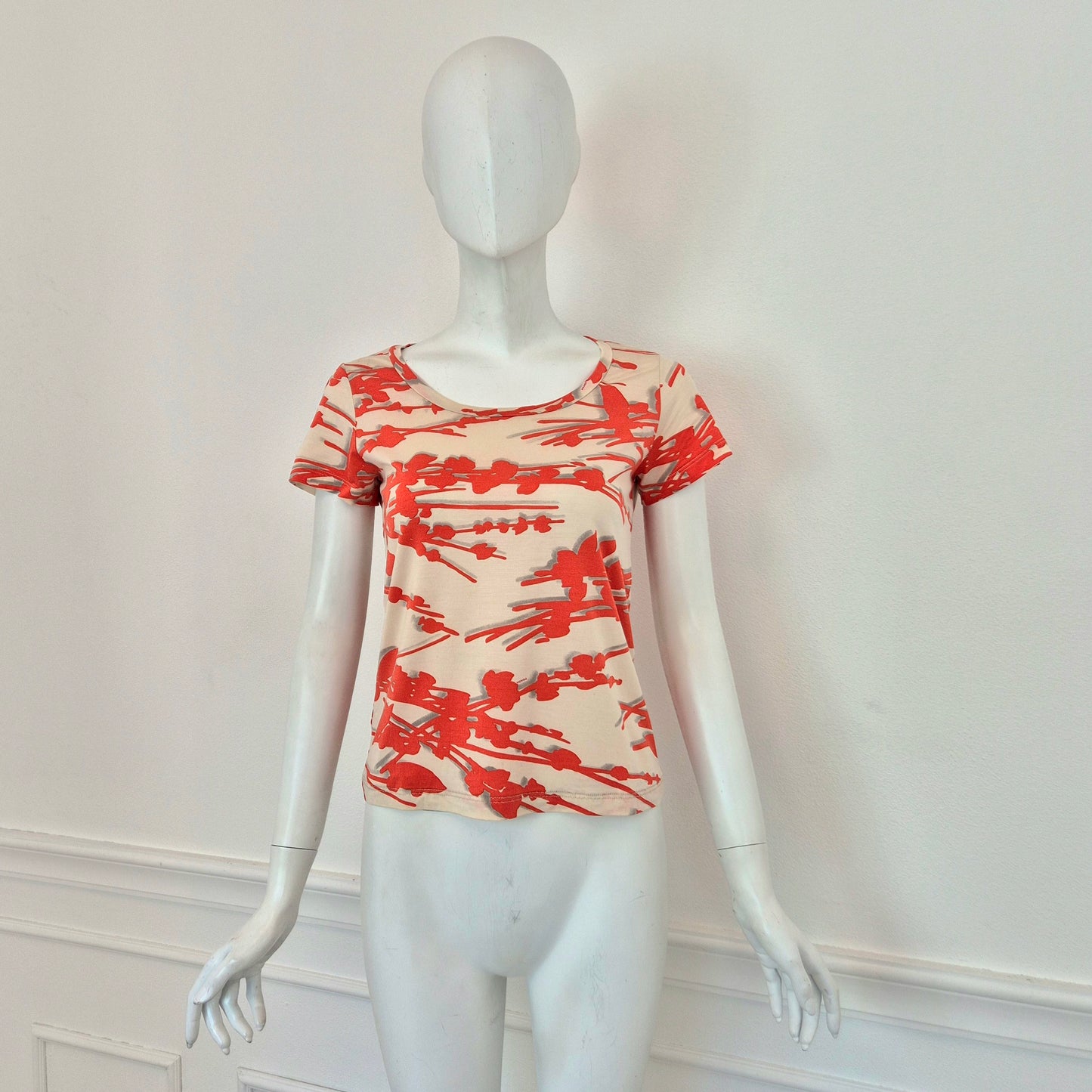 Prada | T-shirt disegni arancioni