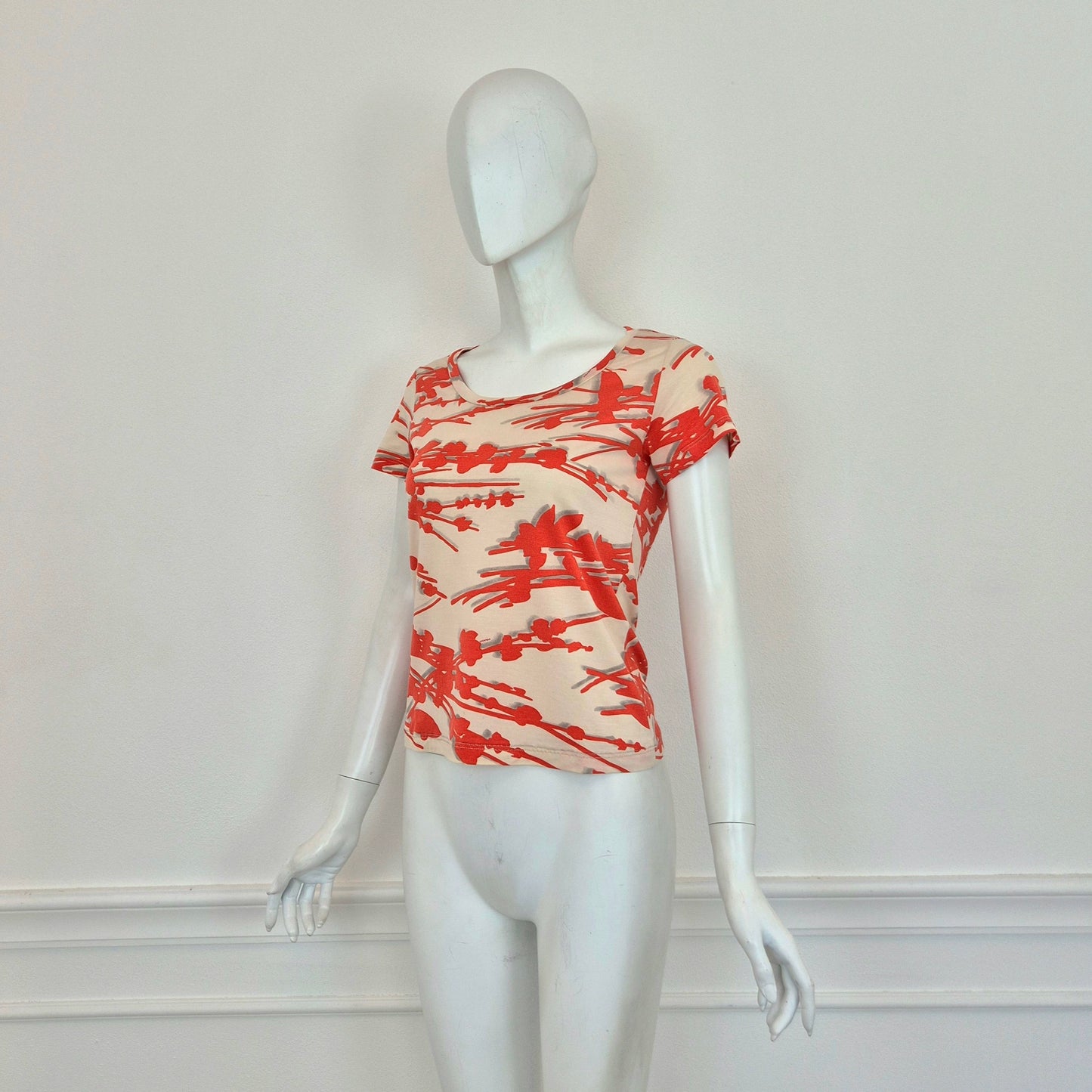 Prada | T-shirt disegni arancioni