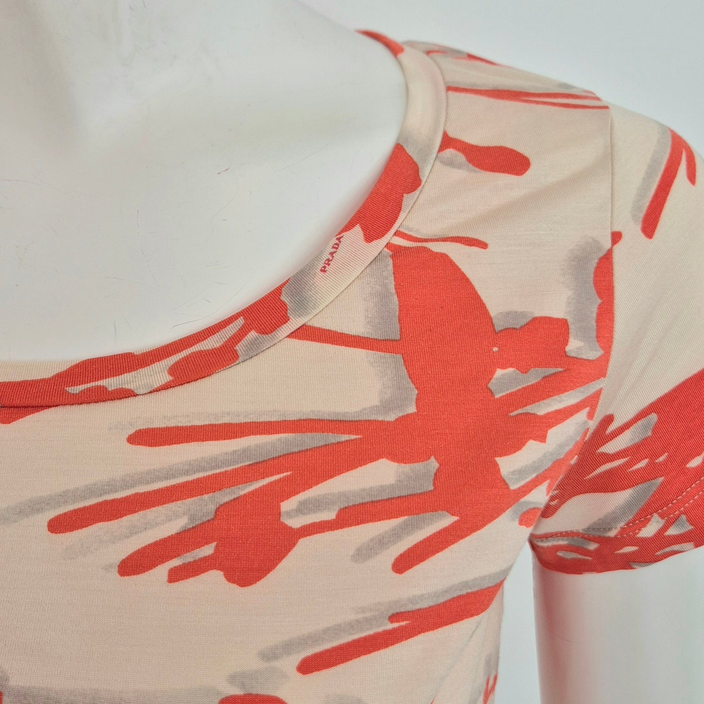 Prada | T-shirt disegni arancioni