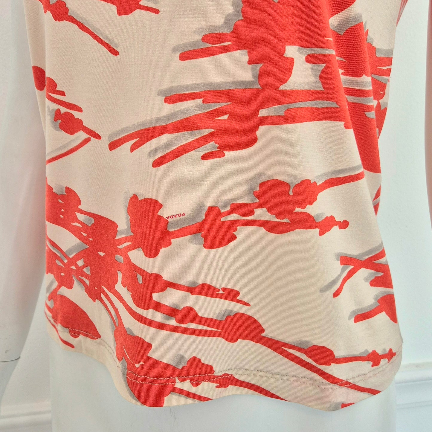 Prada | T-shirt disegni arancioni