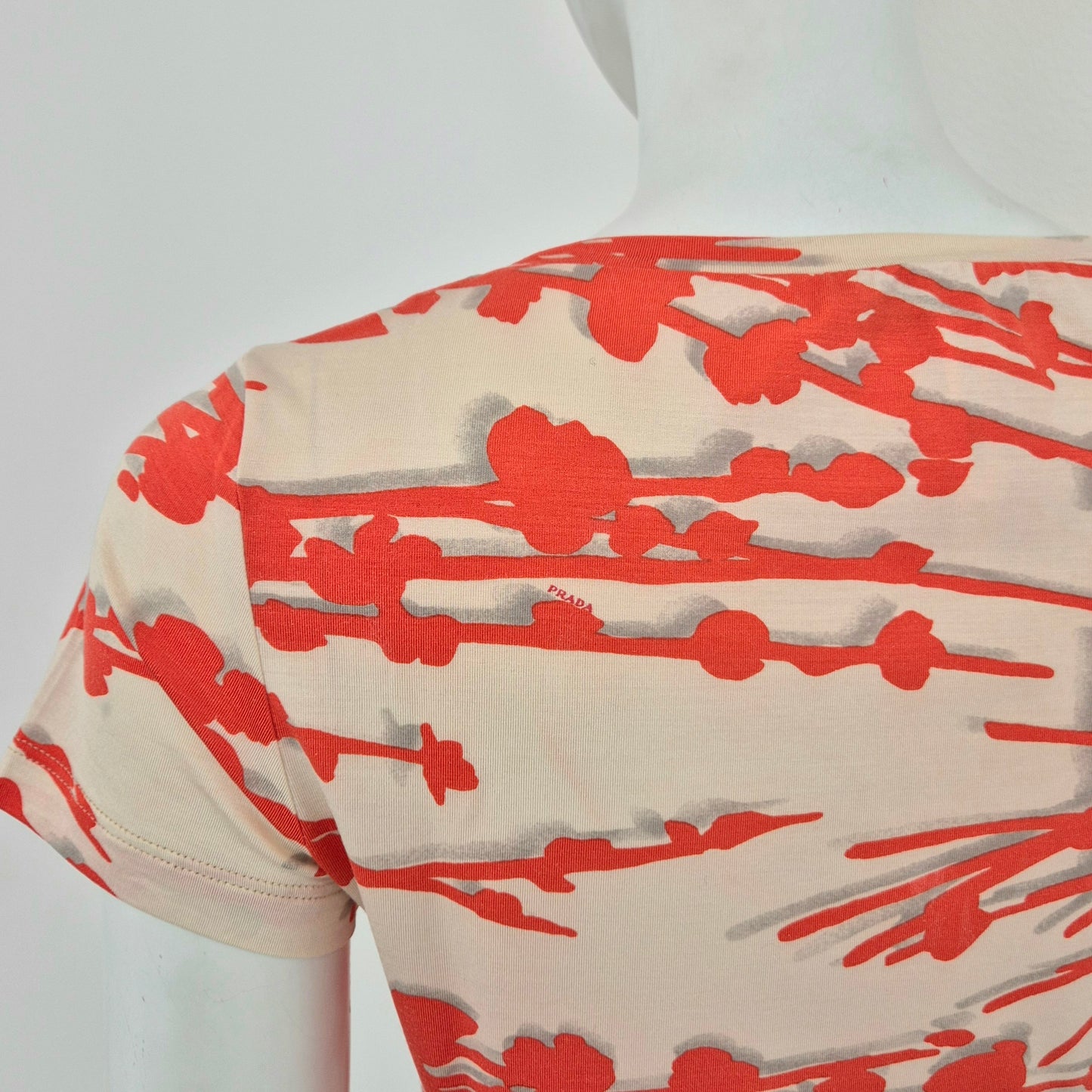Prada | T-shirt disegni arancioni