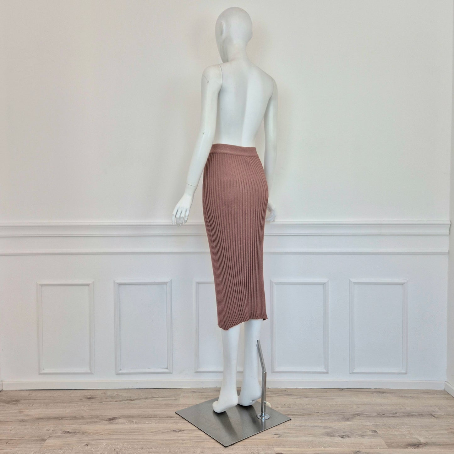 Prada | Gonna in maglia plisse' lurex