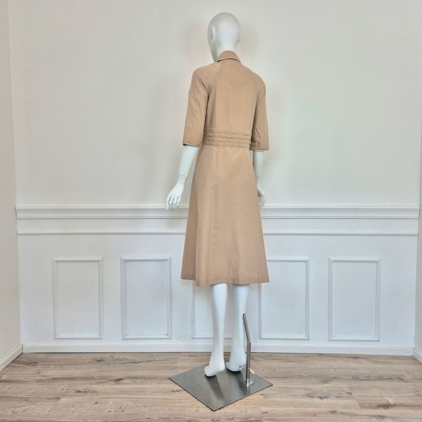 Kenzo | Abito vintage cotone beige