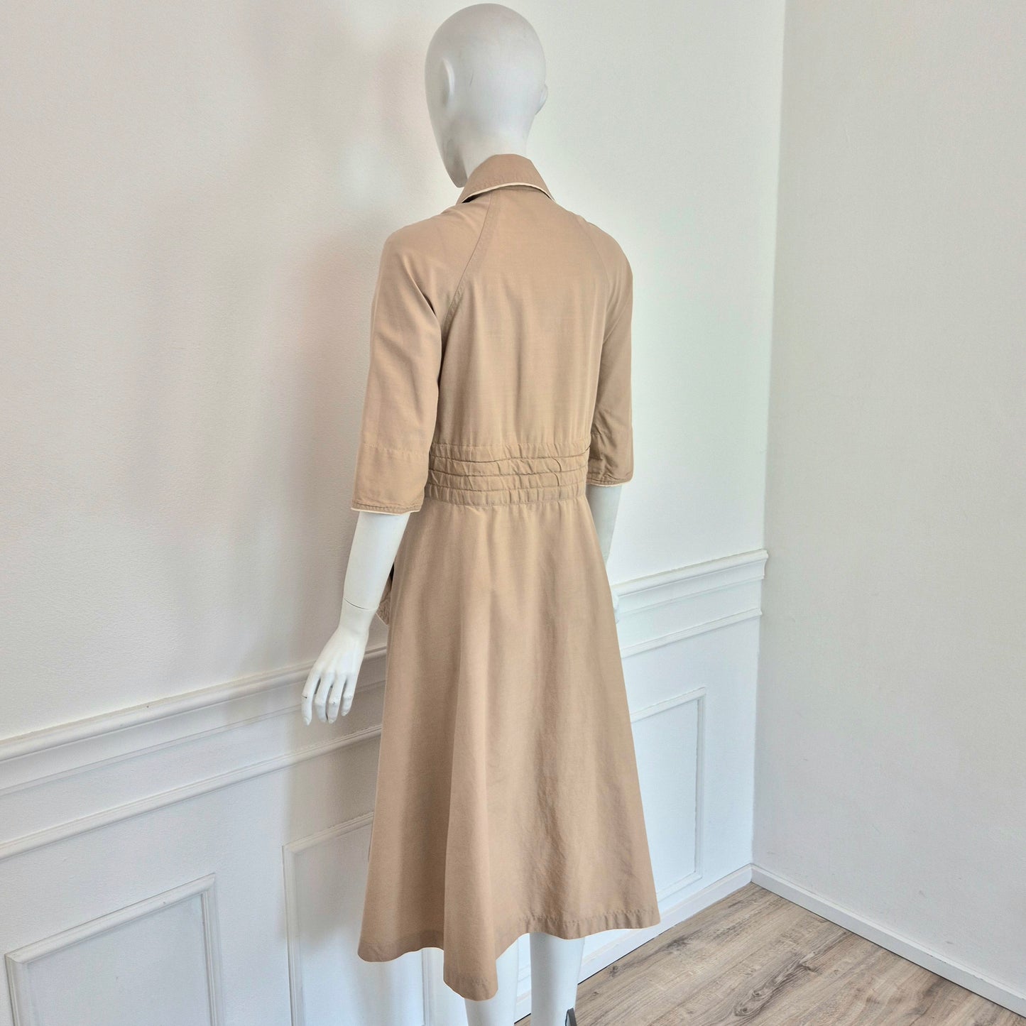 Kenzo | Abito vintage cotone beige