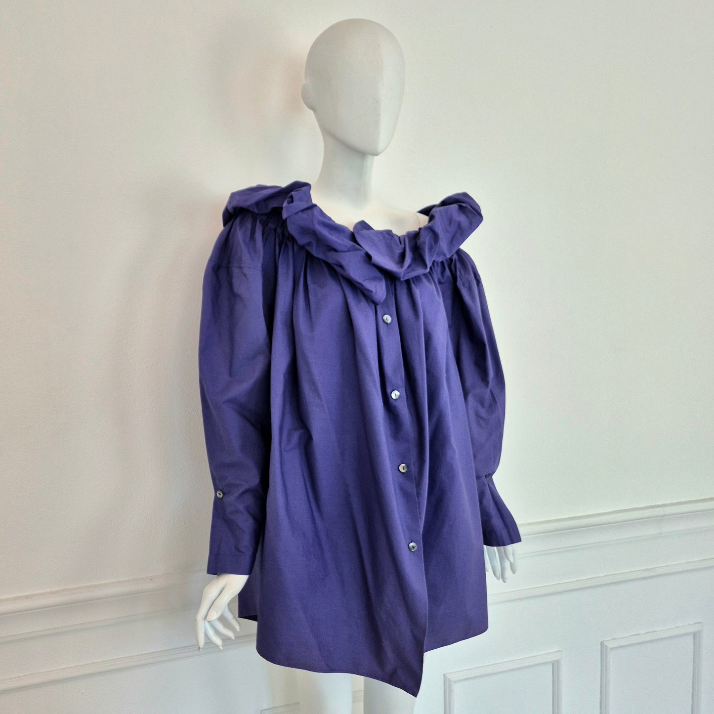 Romeo Gigli | Camicia indaco 1992