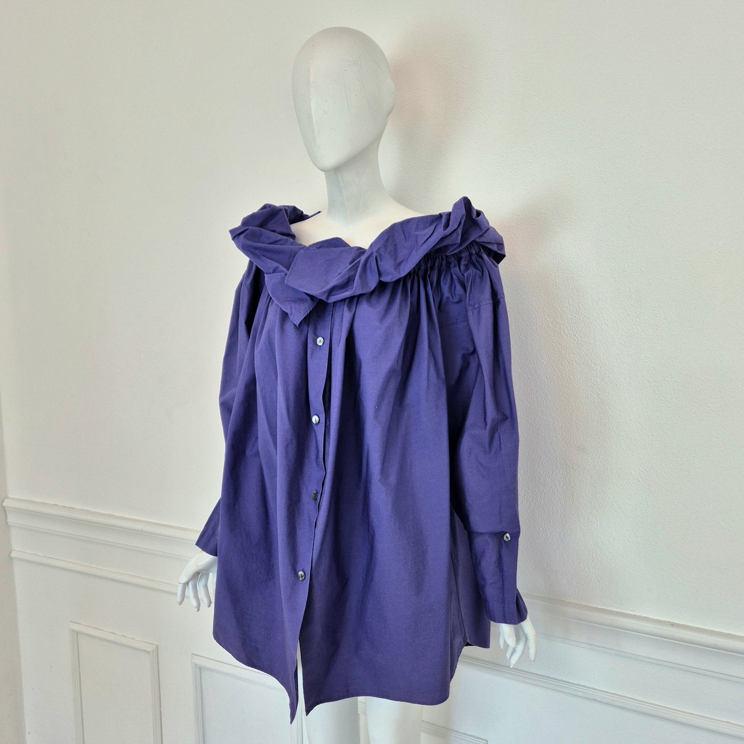 Romeo Gigli | Camicia indaco 1992