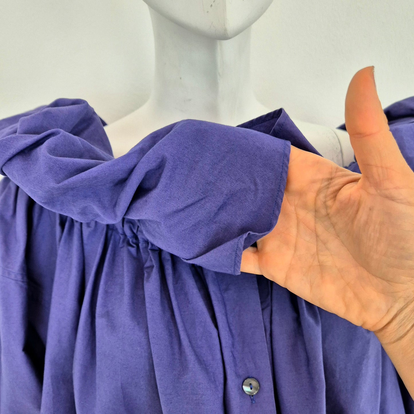 Romeo Gigli | Camicia indaco 1992
