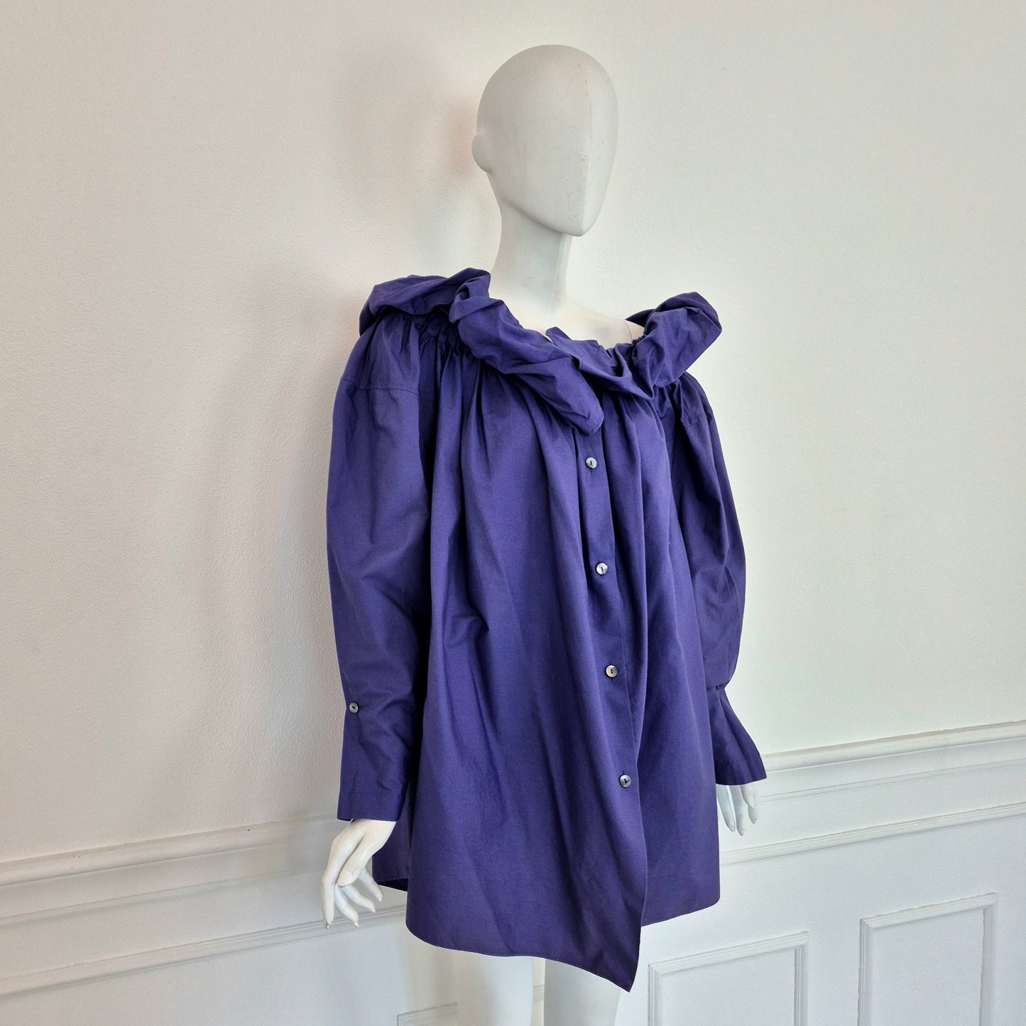 Romeo Gigli | Camicia indaco 1992