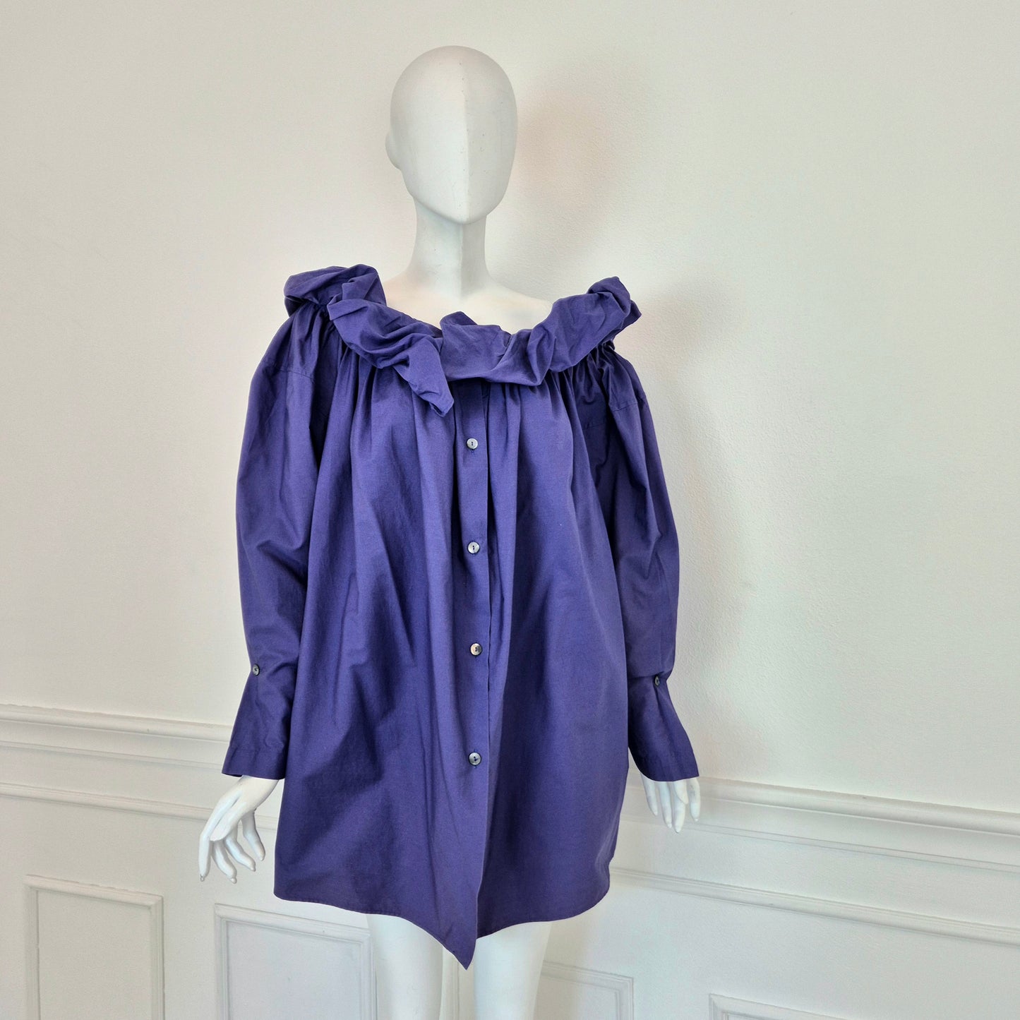 Romeo Gigli | Camicia indaco 1992