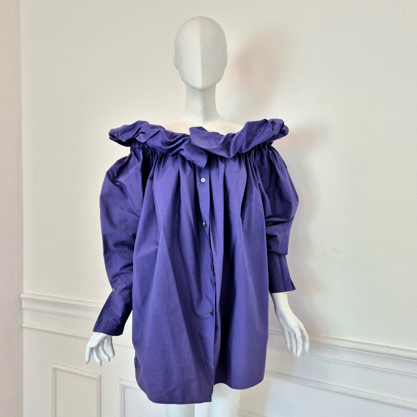 Romeo Gigli | Camicia indaco 1992