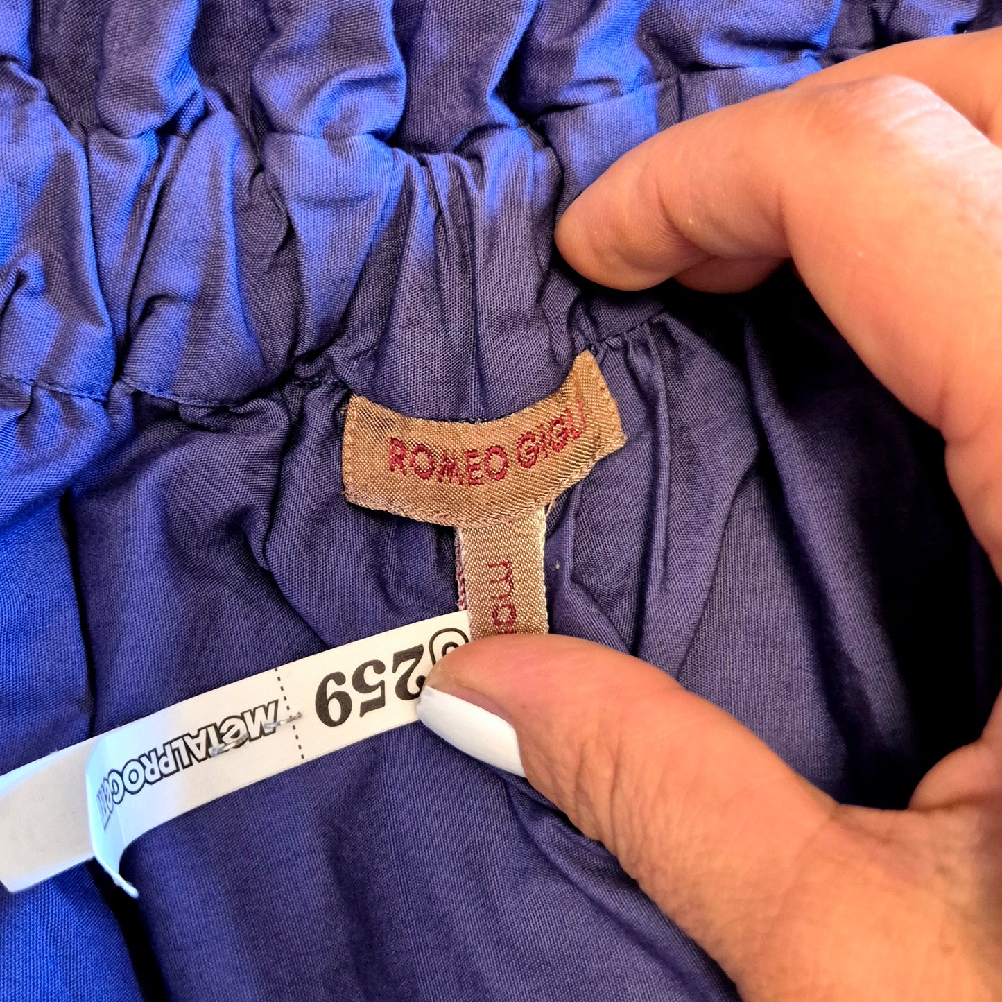 Romeo Gigli | Camicia indaco 1992