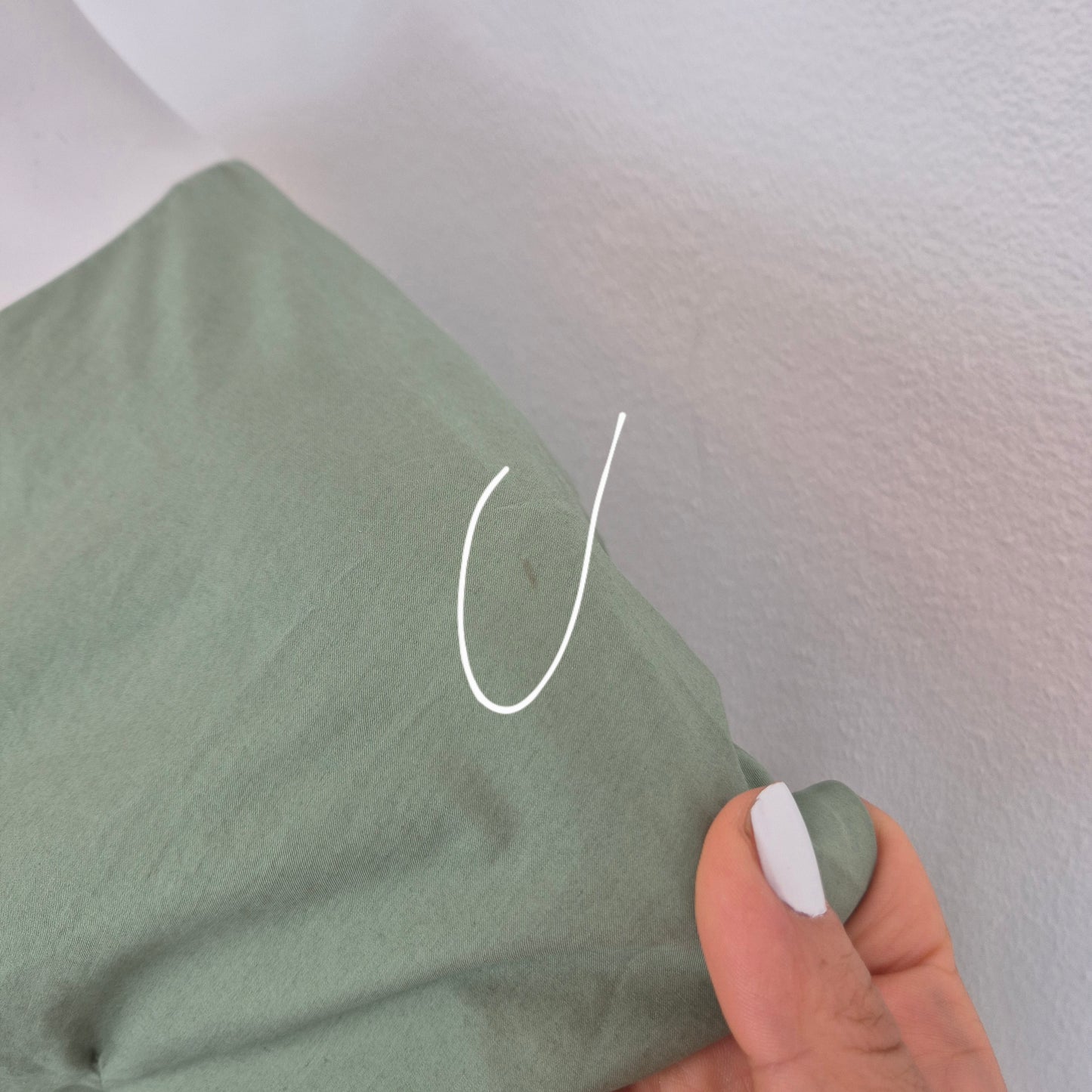 Jil Sander | Abito in cotone verde salvia