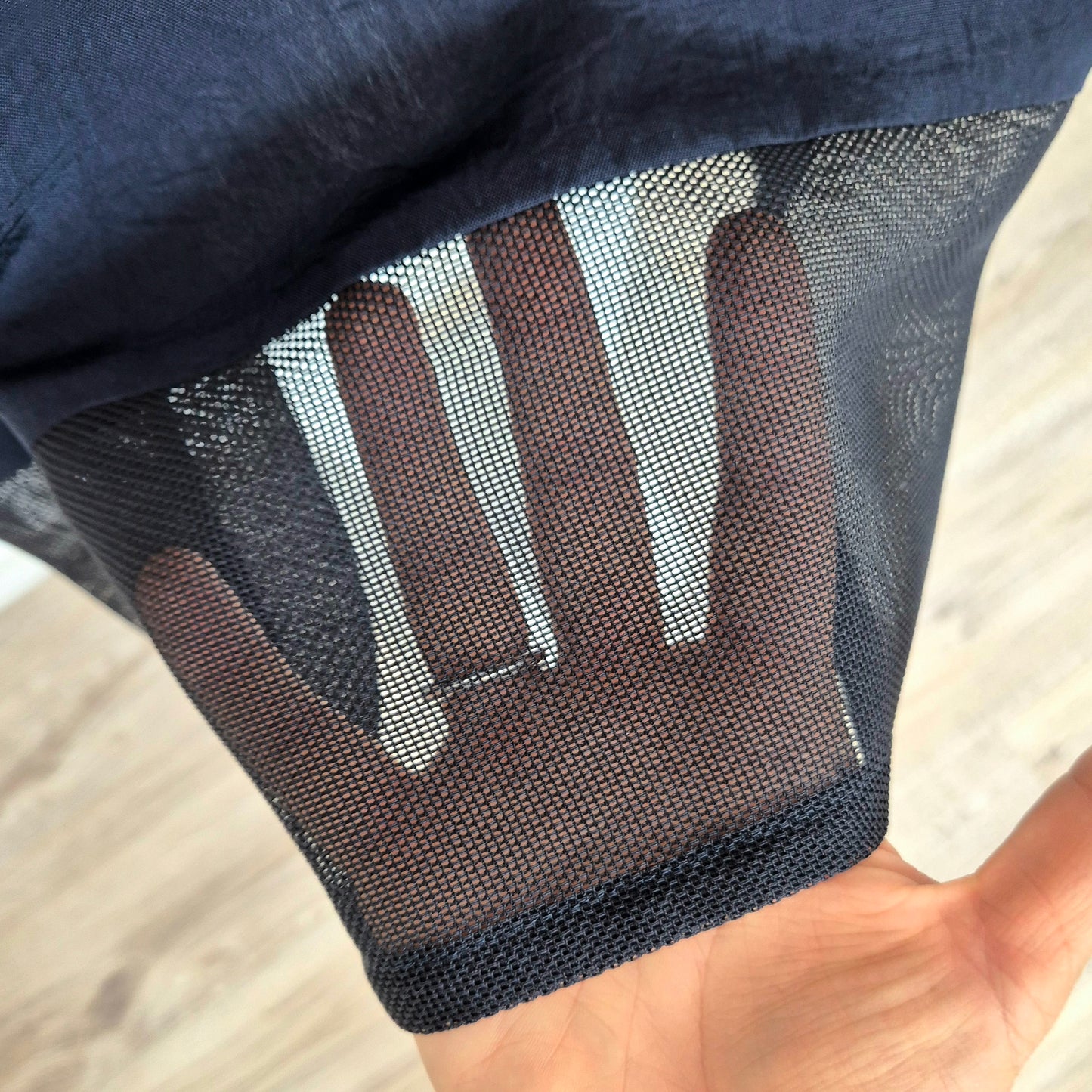 Issey Miyake | Abito blu con elastici