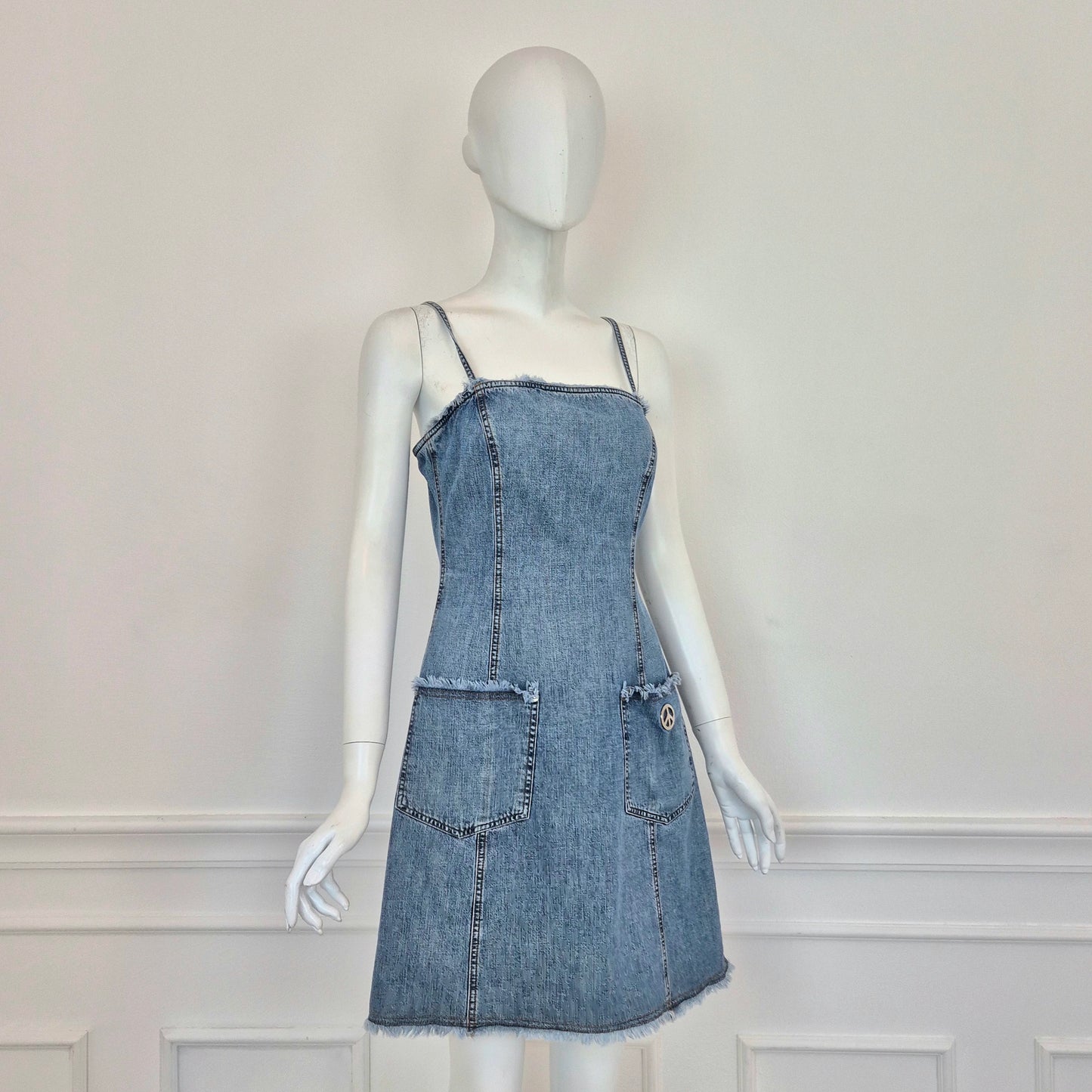 Moschino | Abito in denim chiaro