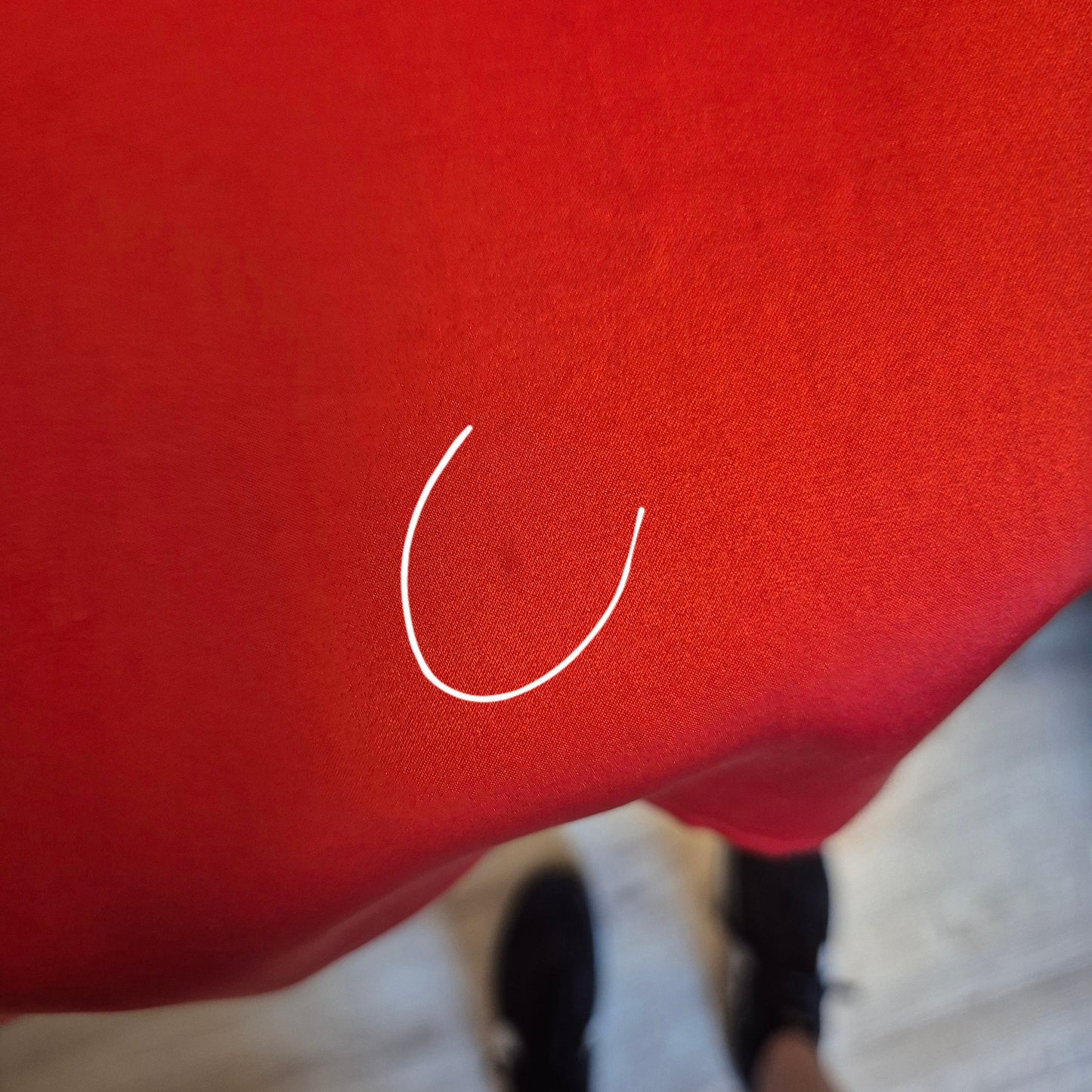 Roberto Cavalli / Top rosso seta