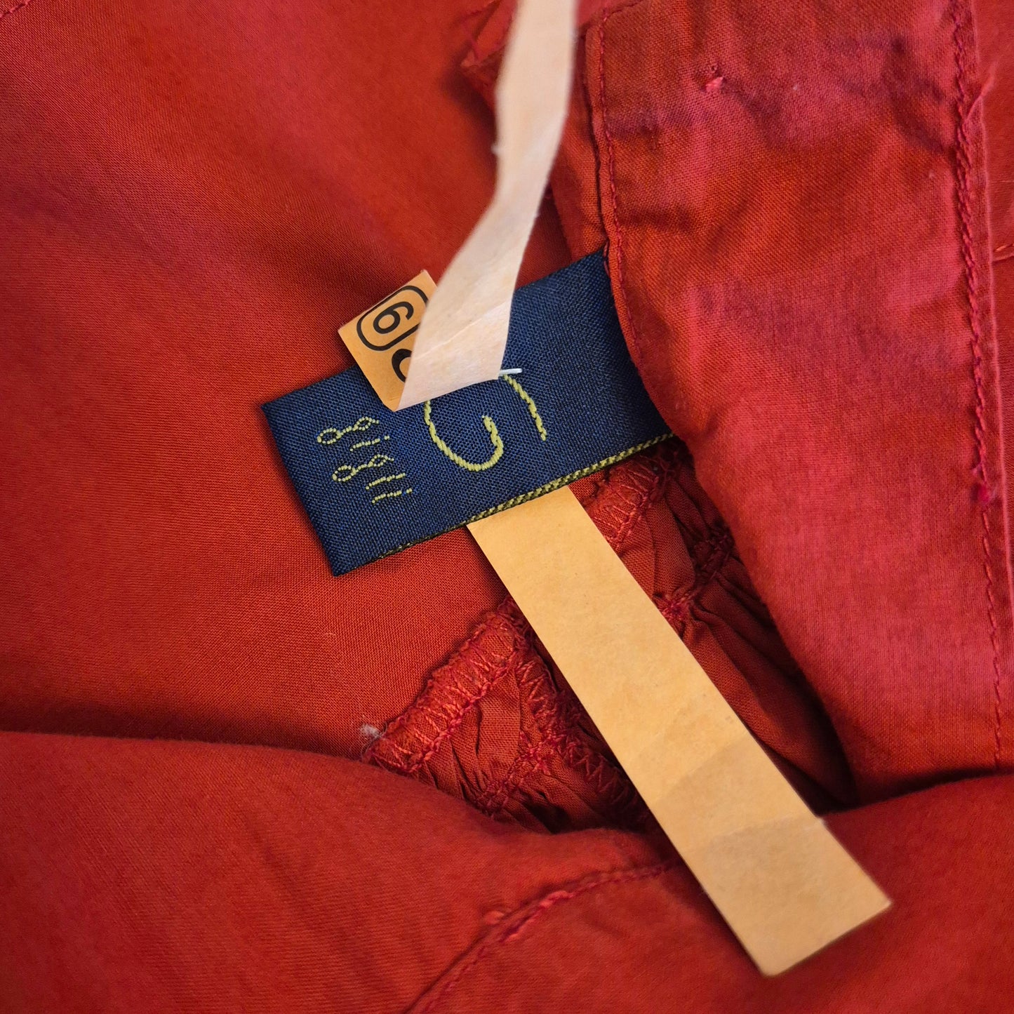 Romeo Gigli | Gonna rossa bottoni legno
