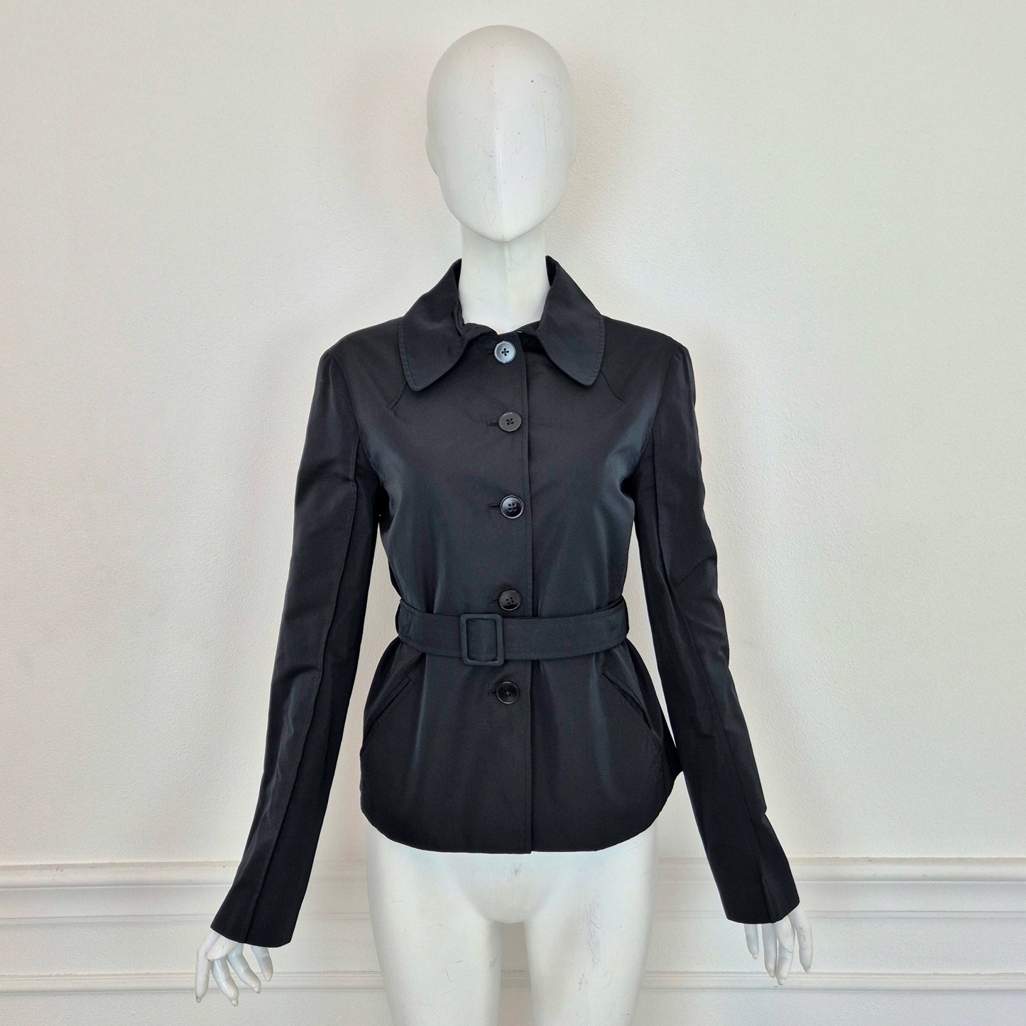 Jil Sander | Giacca in tessuto tecnico con cintura