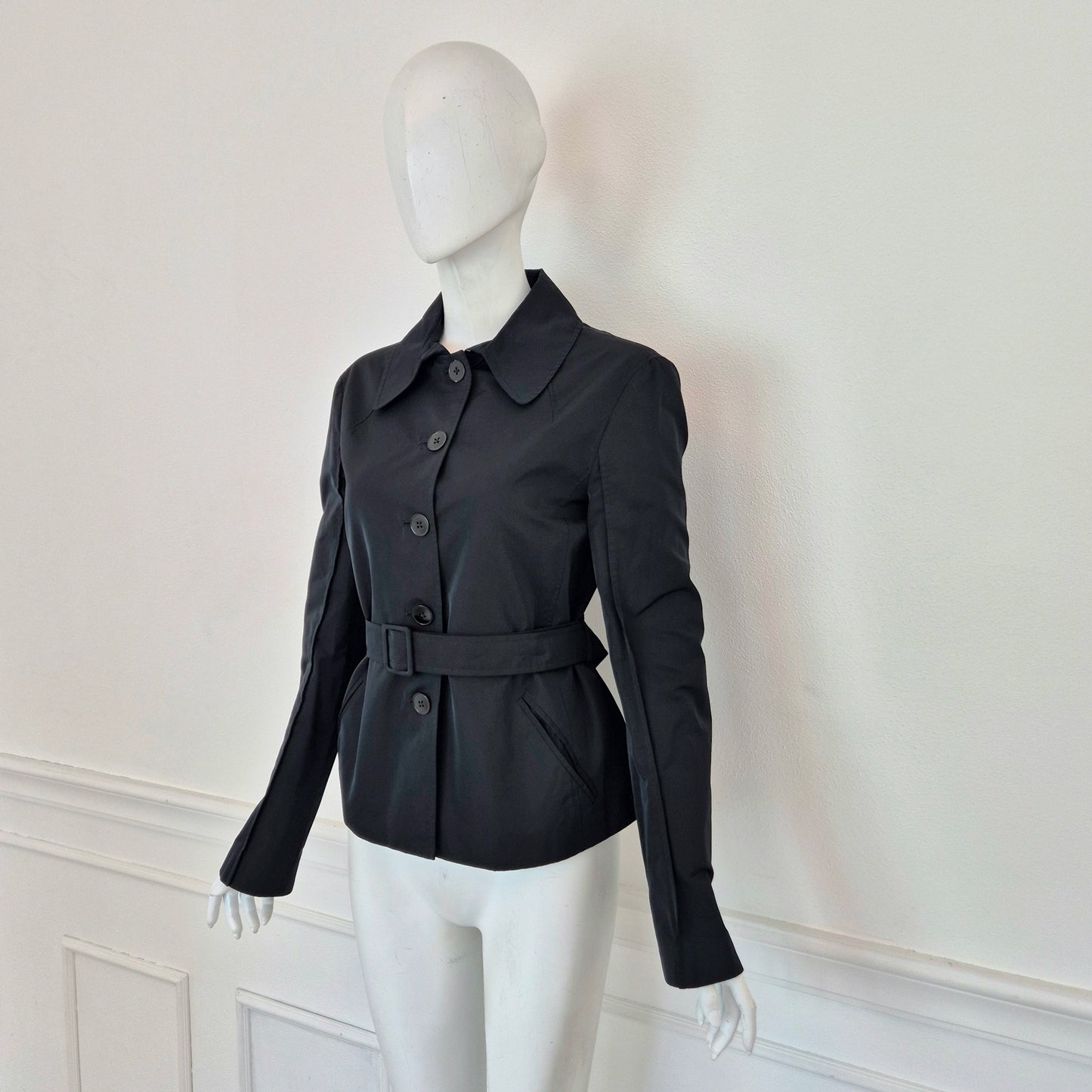 Jil Sander | Giacca in tessuto tecnico con cintura