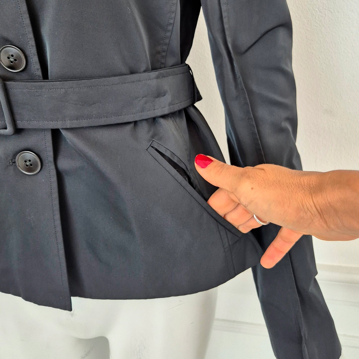 Jil Sander | Giacca in tessuto tecnico con cintura