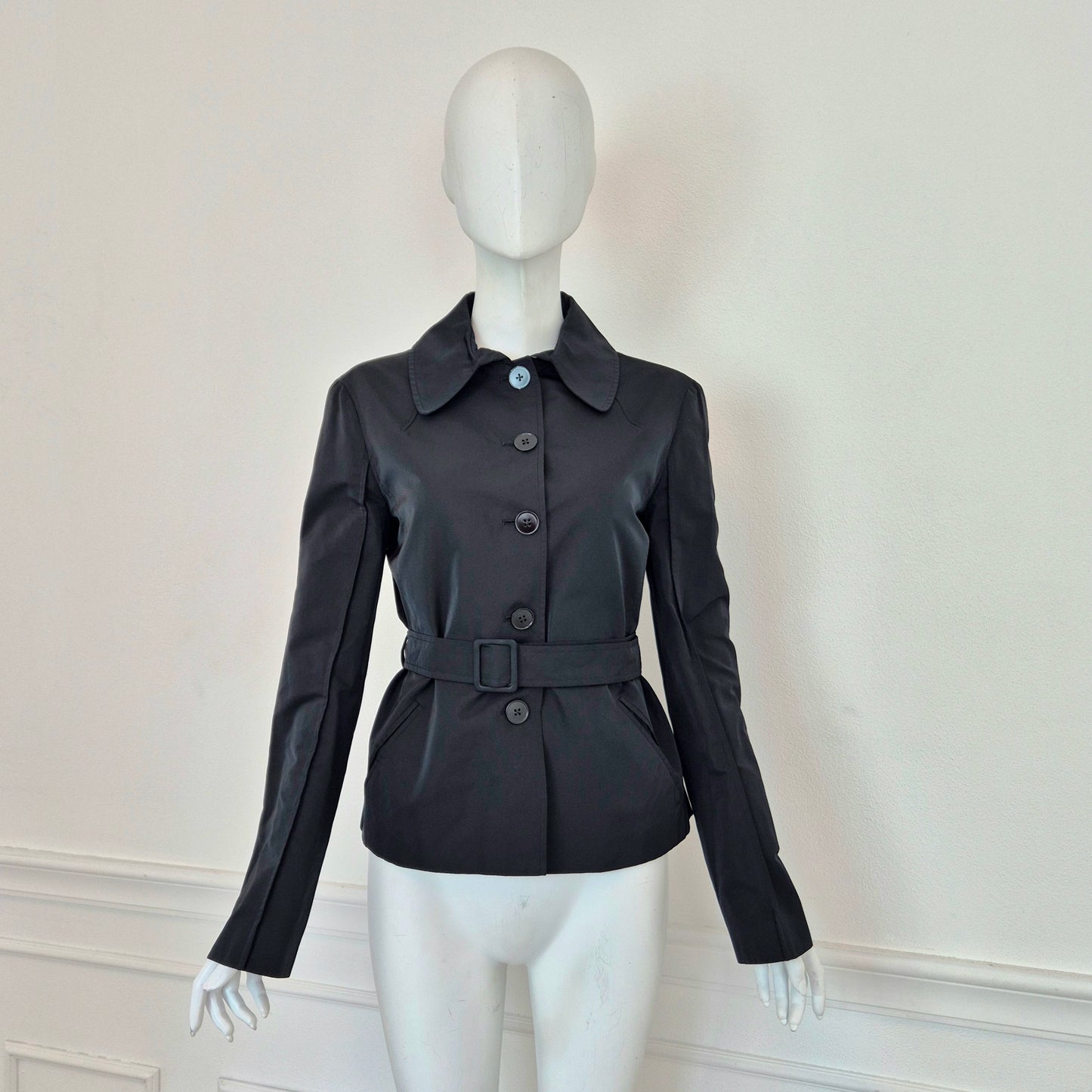 Jil Sander | Giacca in tessuto tecnico con cintura