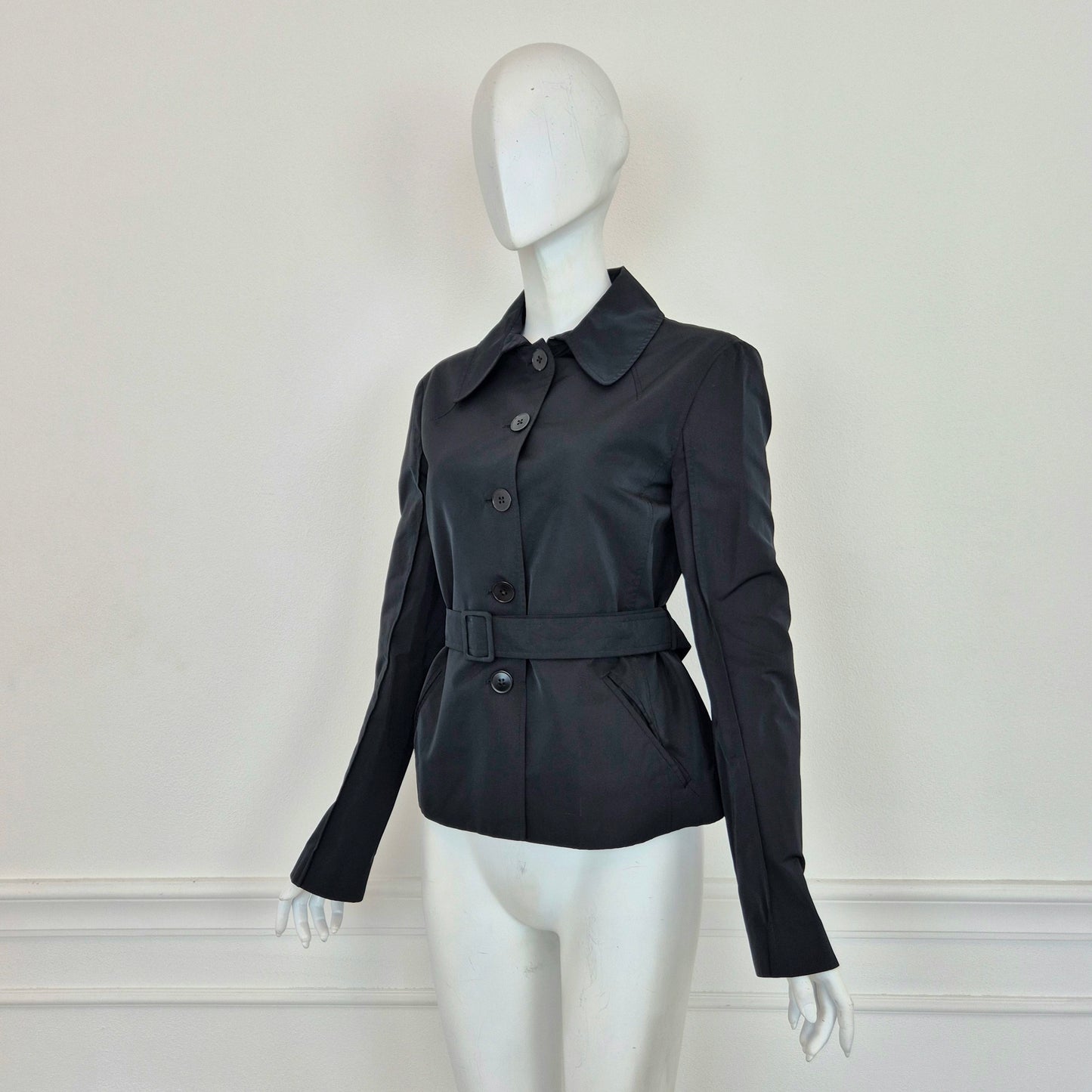 Jil Sander | Giacca in tessuto tecnico con cintura
