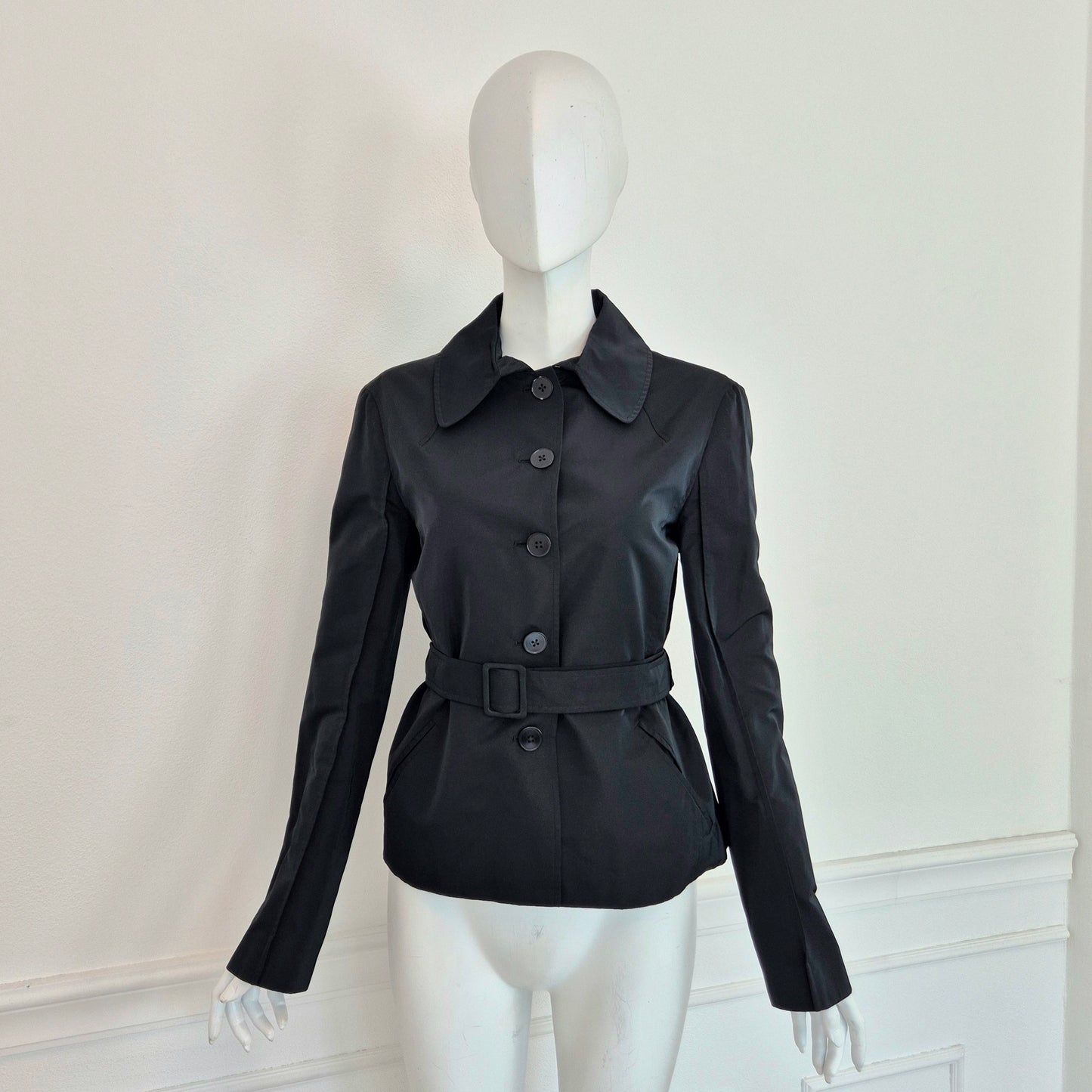 Jil Sander | Giacca in tessuto tecnico con cintura