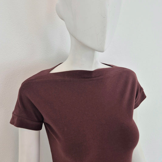 Romeo Gigli | Abito lungo aderente bordeaux