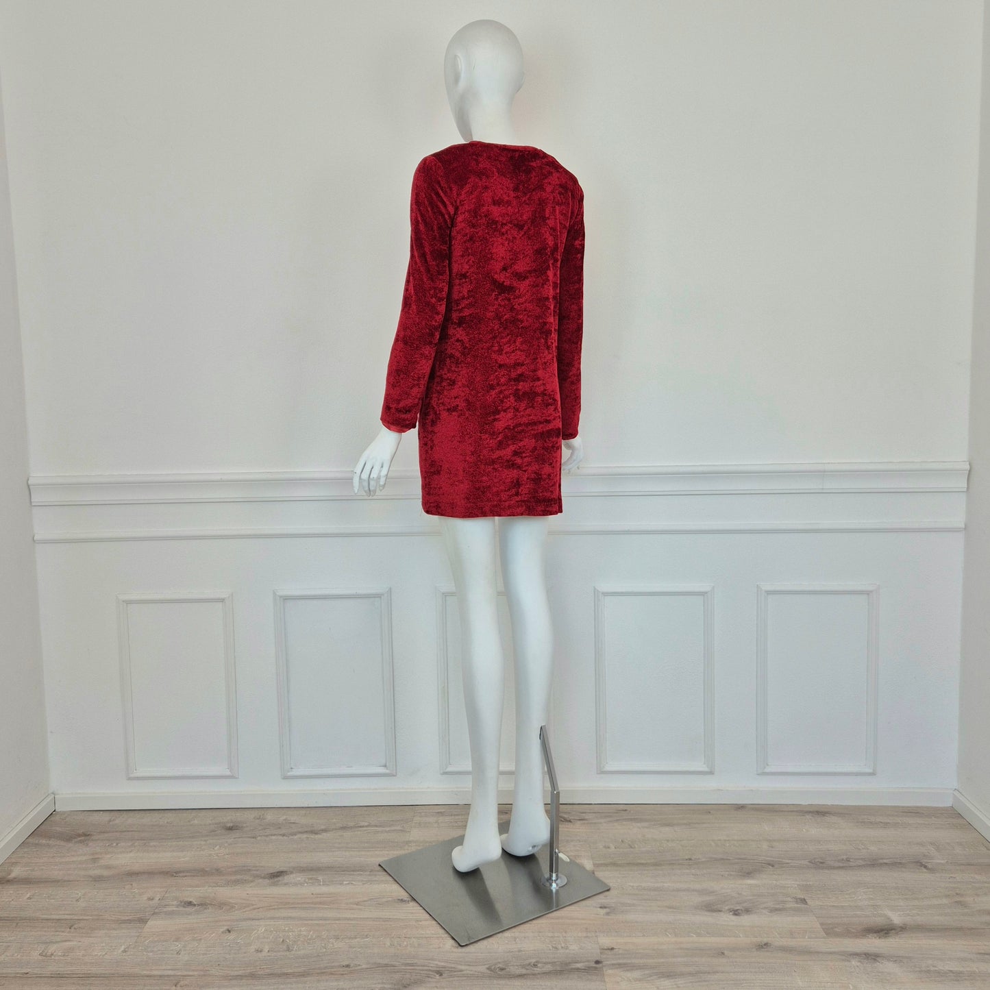 Versace Jeans Couture | Mini abito vellutino rosso