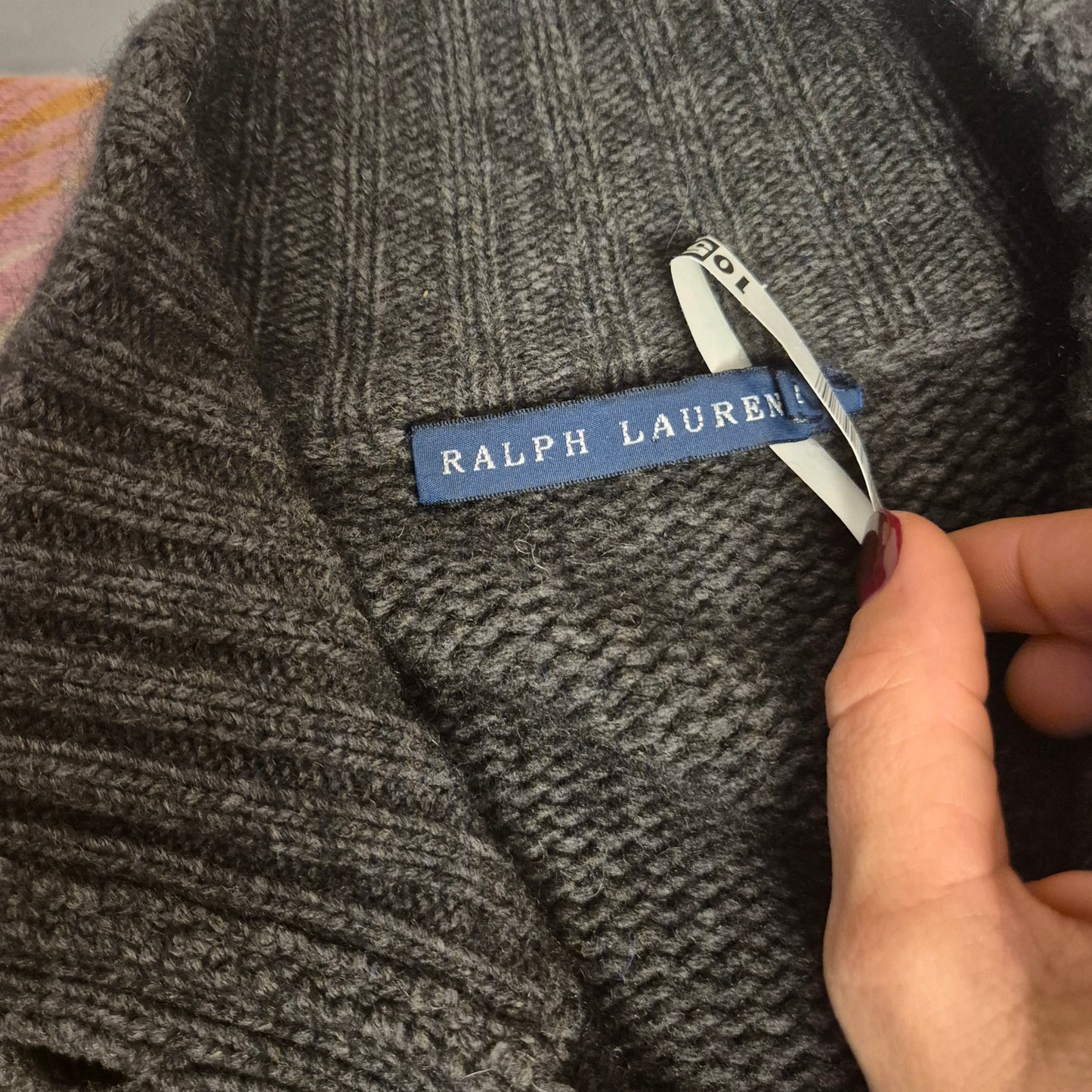 Ralph Lauren | Cardigan cashmere grigio